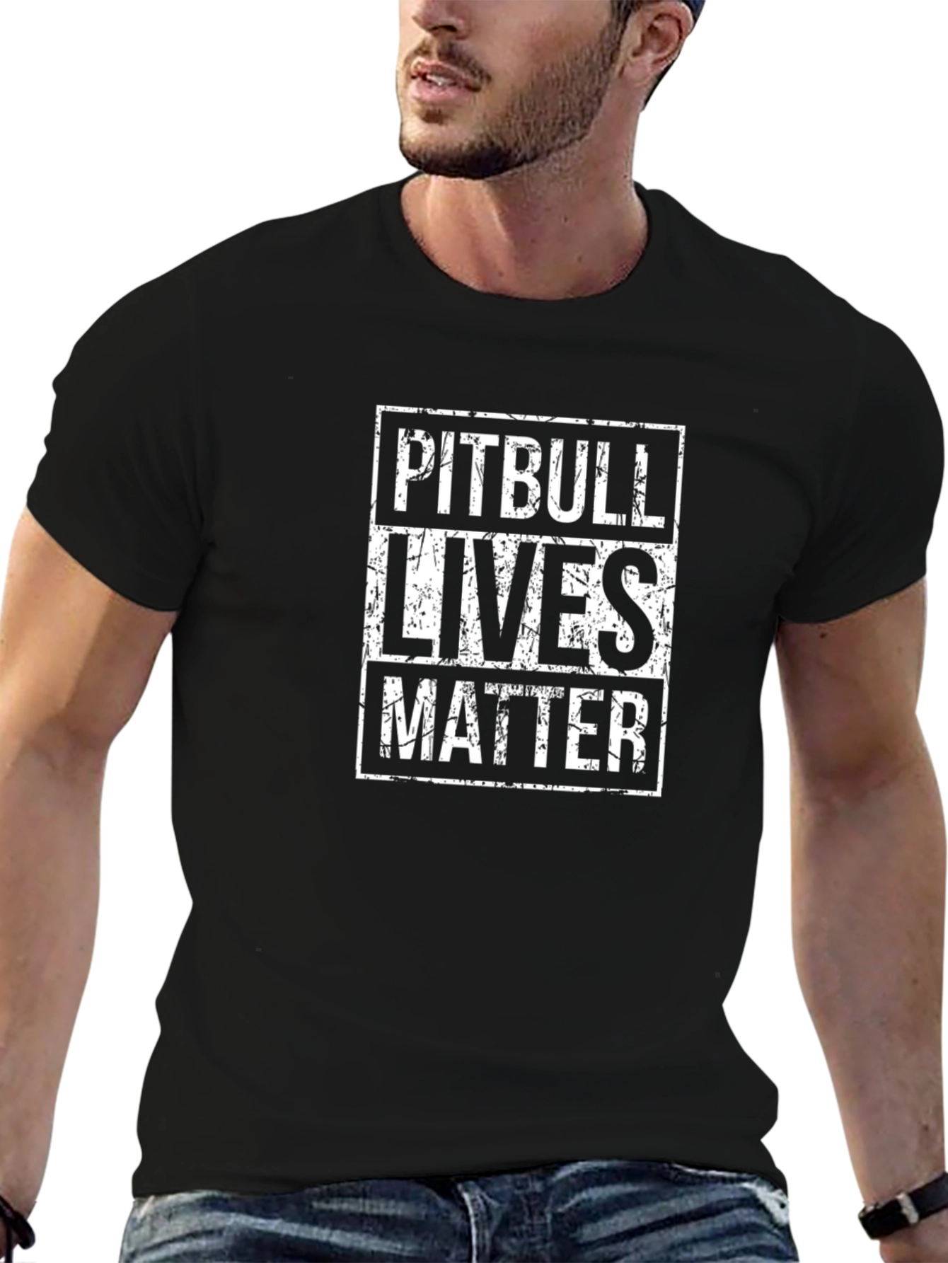 Pitbull Lives Matter Graphic T-Shirt
