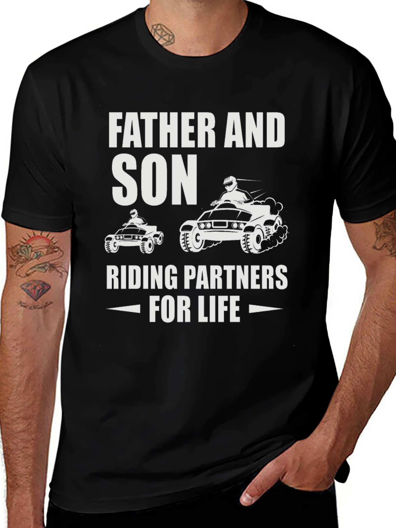 Father & Son Riding Partners T-Shirt