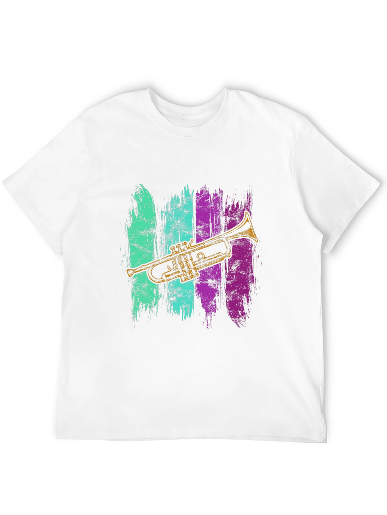 Trumpet Graphic Tee - Retro Musical Style