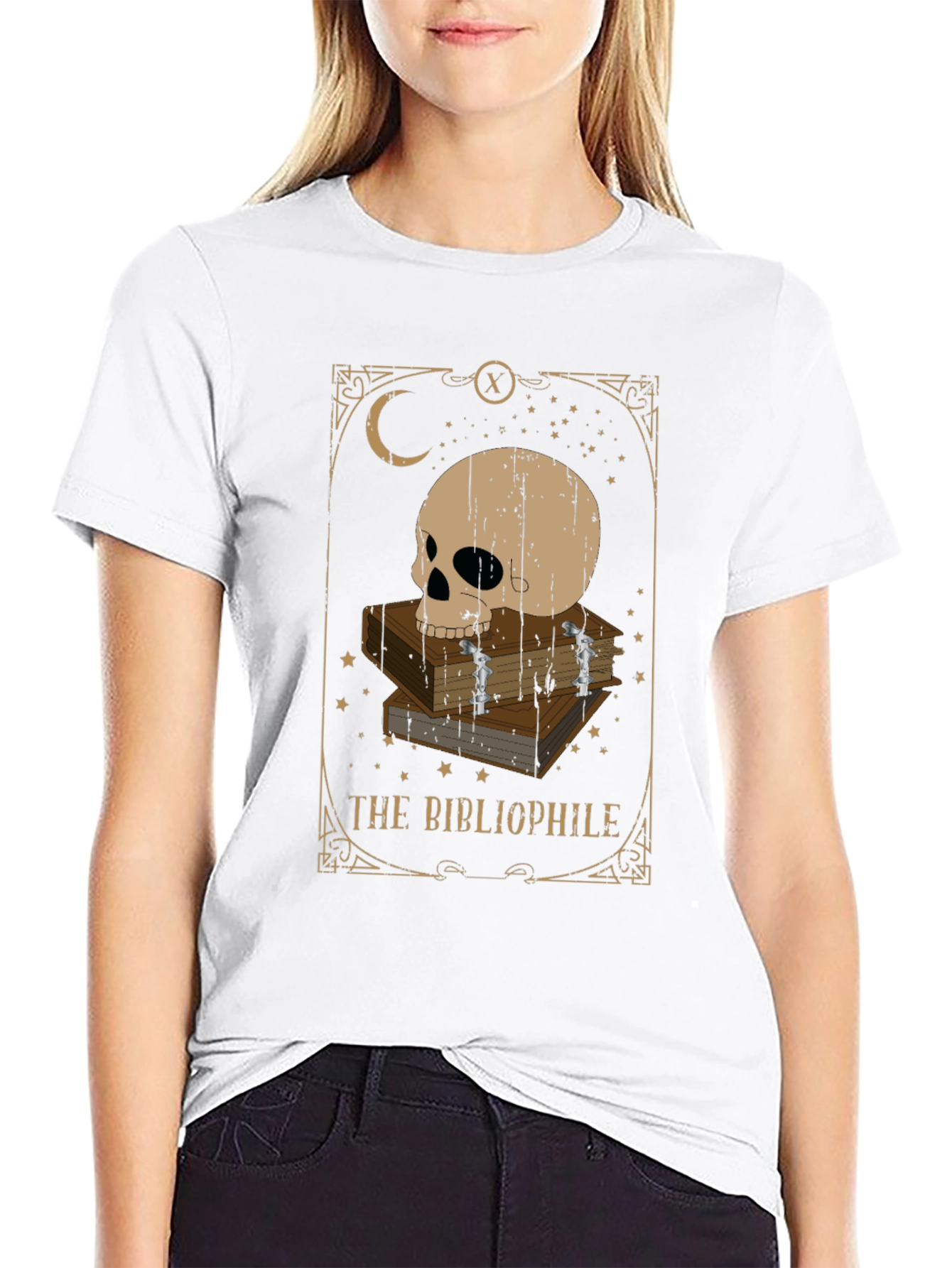 The Bibliophile Tarot T-Shirt