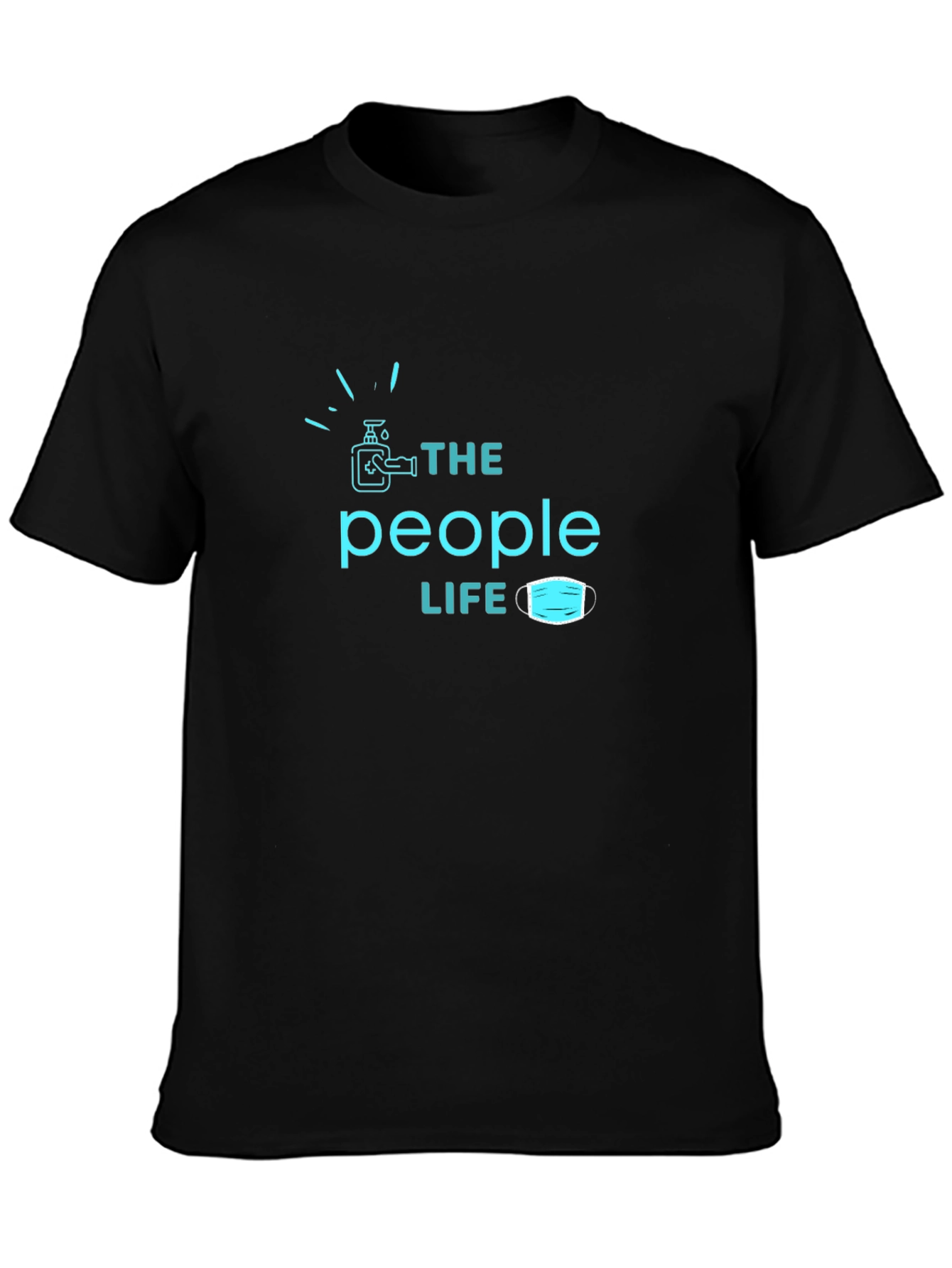 The People Life Black T-Shirt