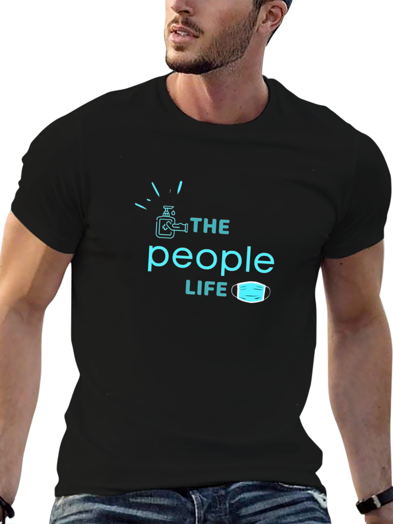 The People Life Black T-Shirt