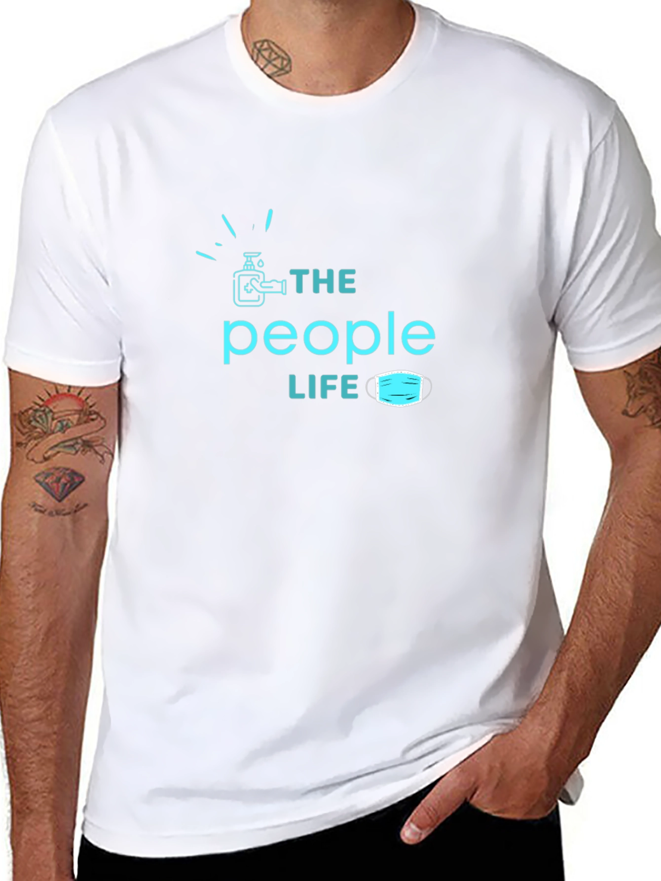 The People Life Black T-Shirt