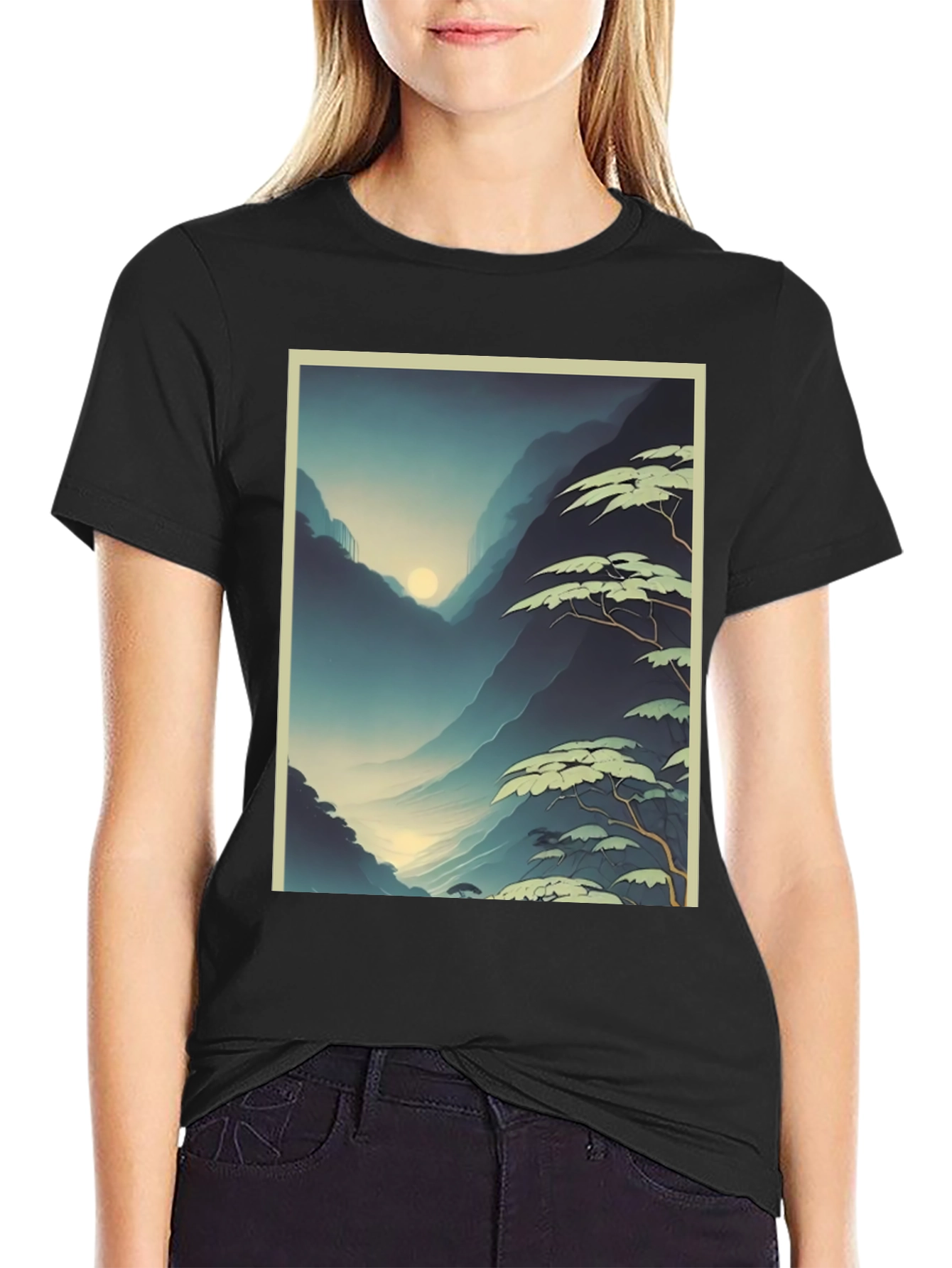 Mountain Vista Graphic Tee - Stylish Unisex T-Shirt