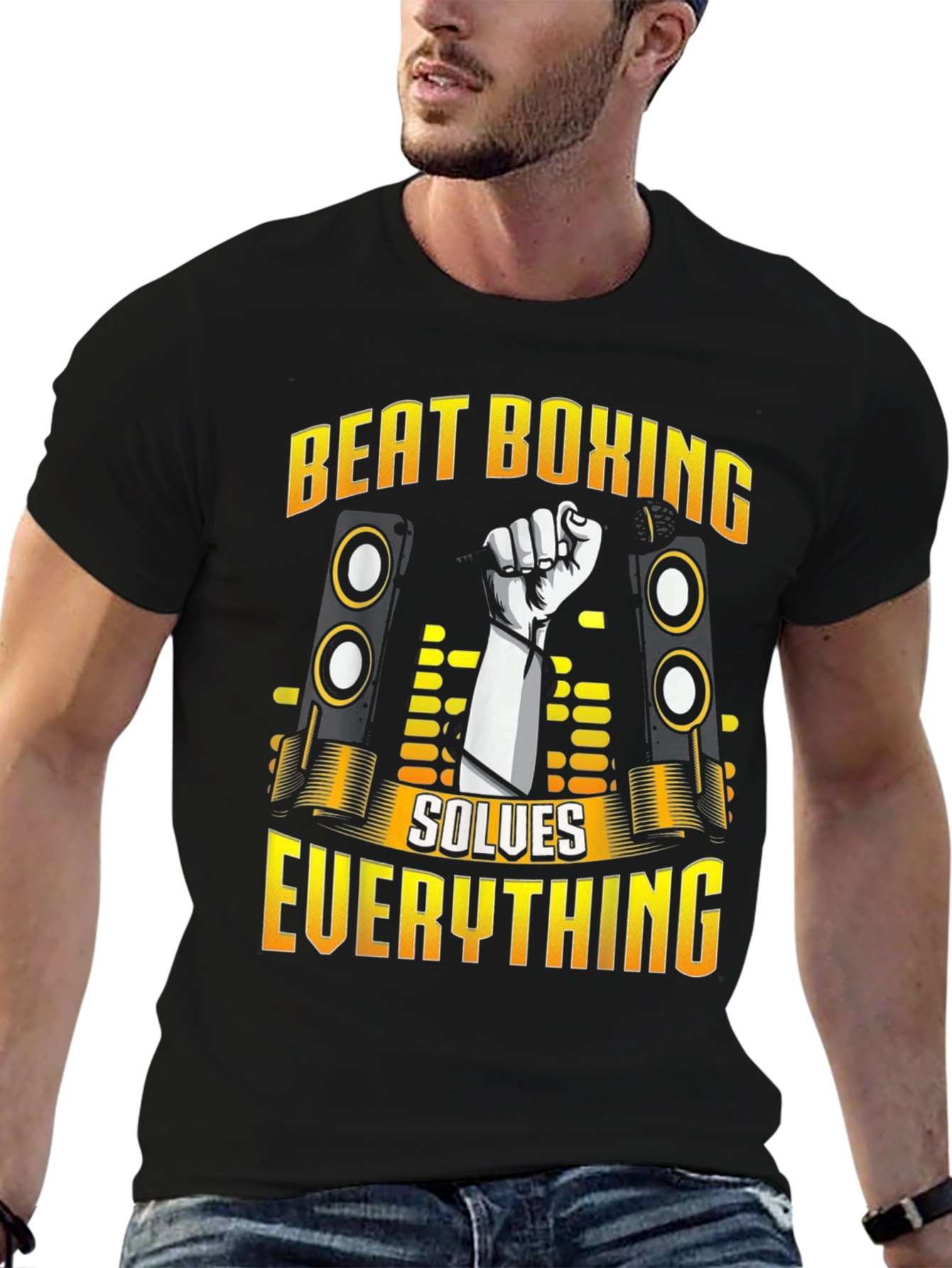 Beat Boxing Solves Everything Graphic Tee