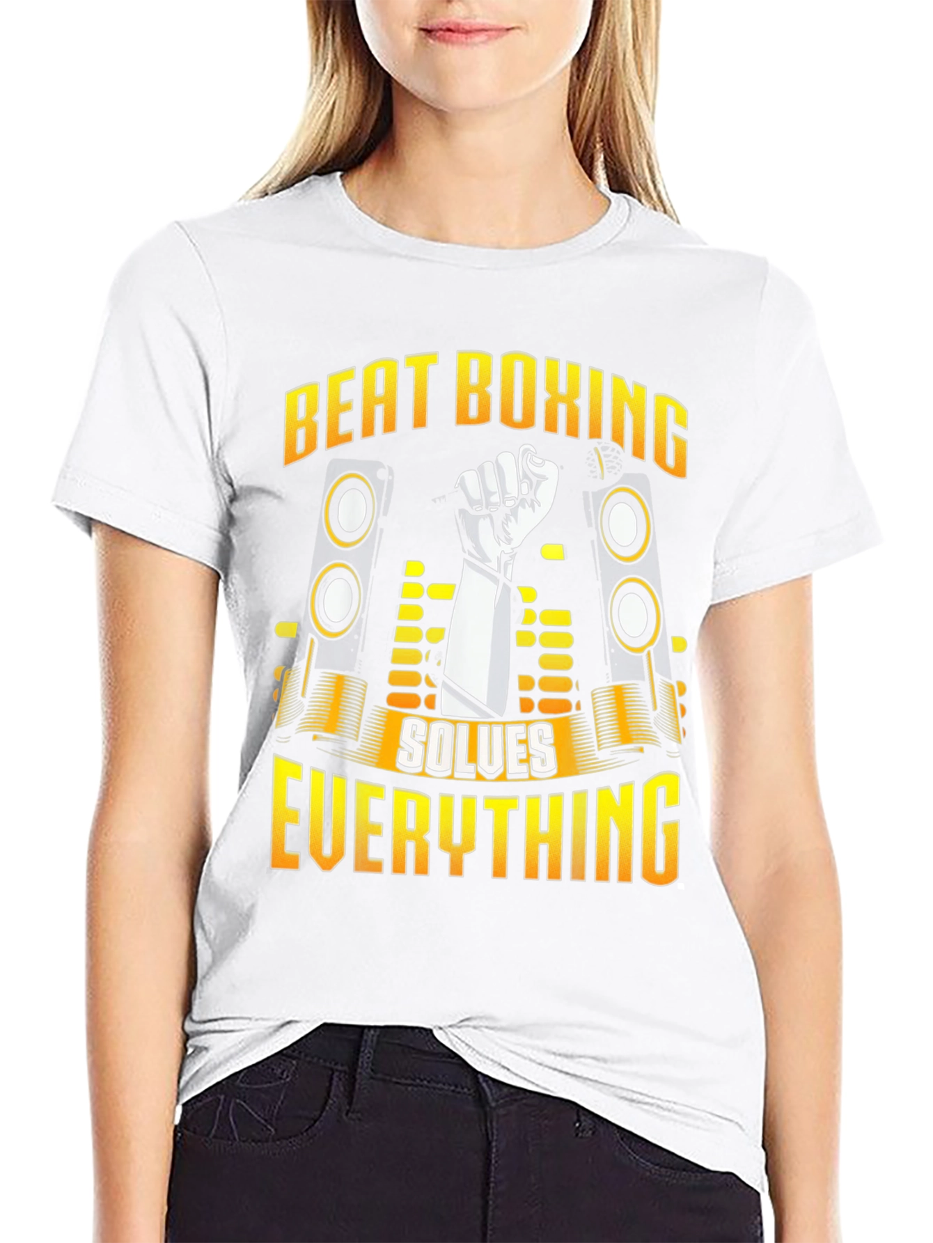 Beat Boxing Solves Everything Graphic Tee