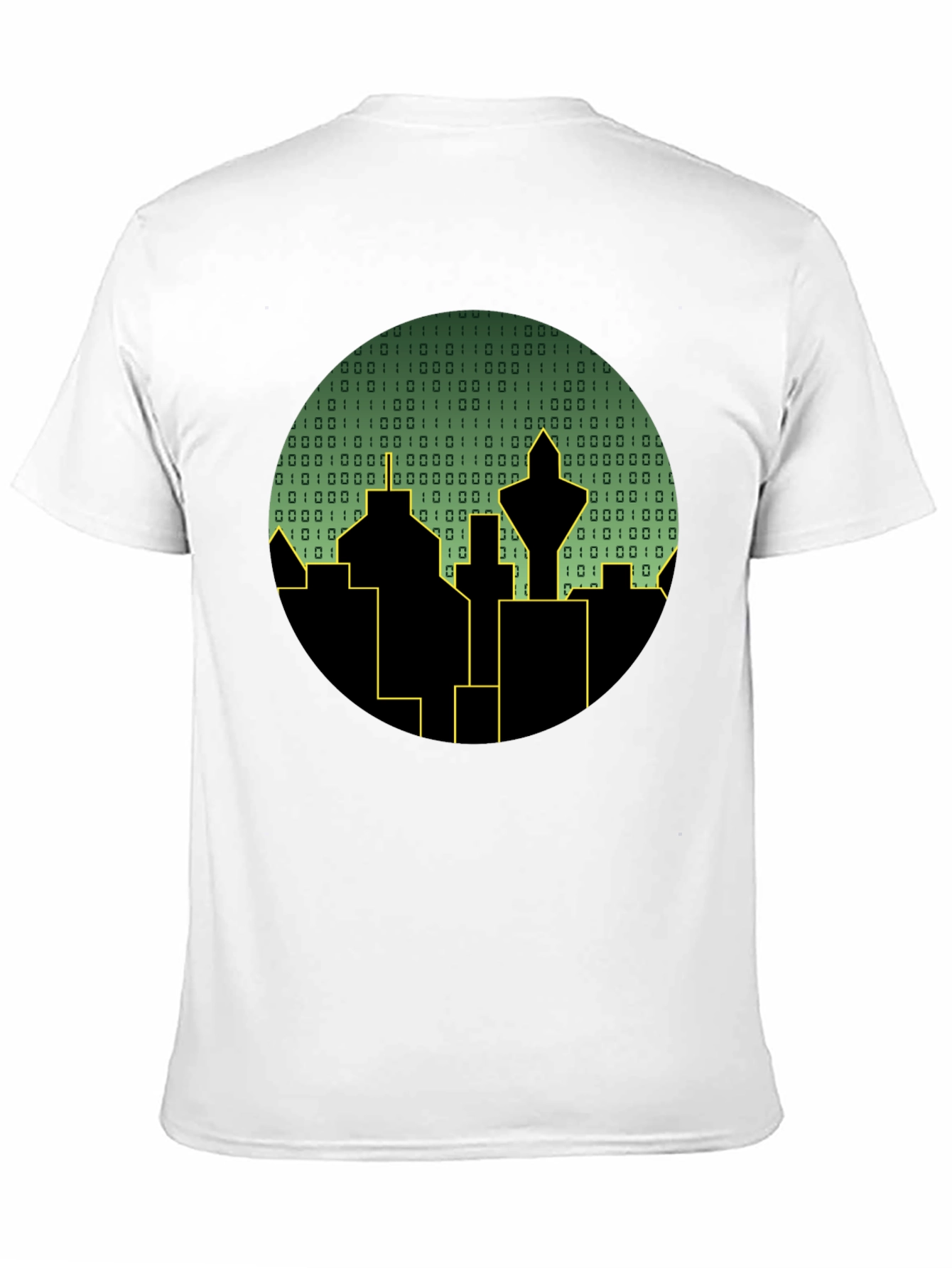 Tech City T-Shirt - Binary Skyline