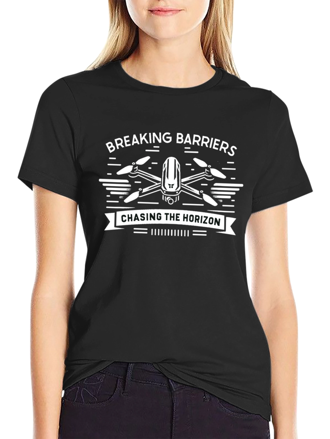 Breaking Barriers Drone T-Shirt