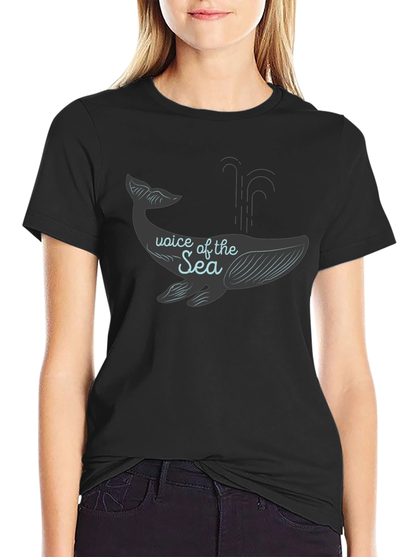 Voice of the Sea Whale Graphic Tee