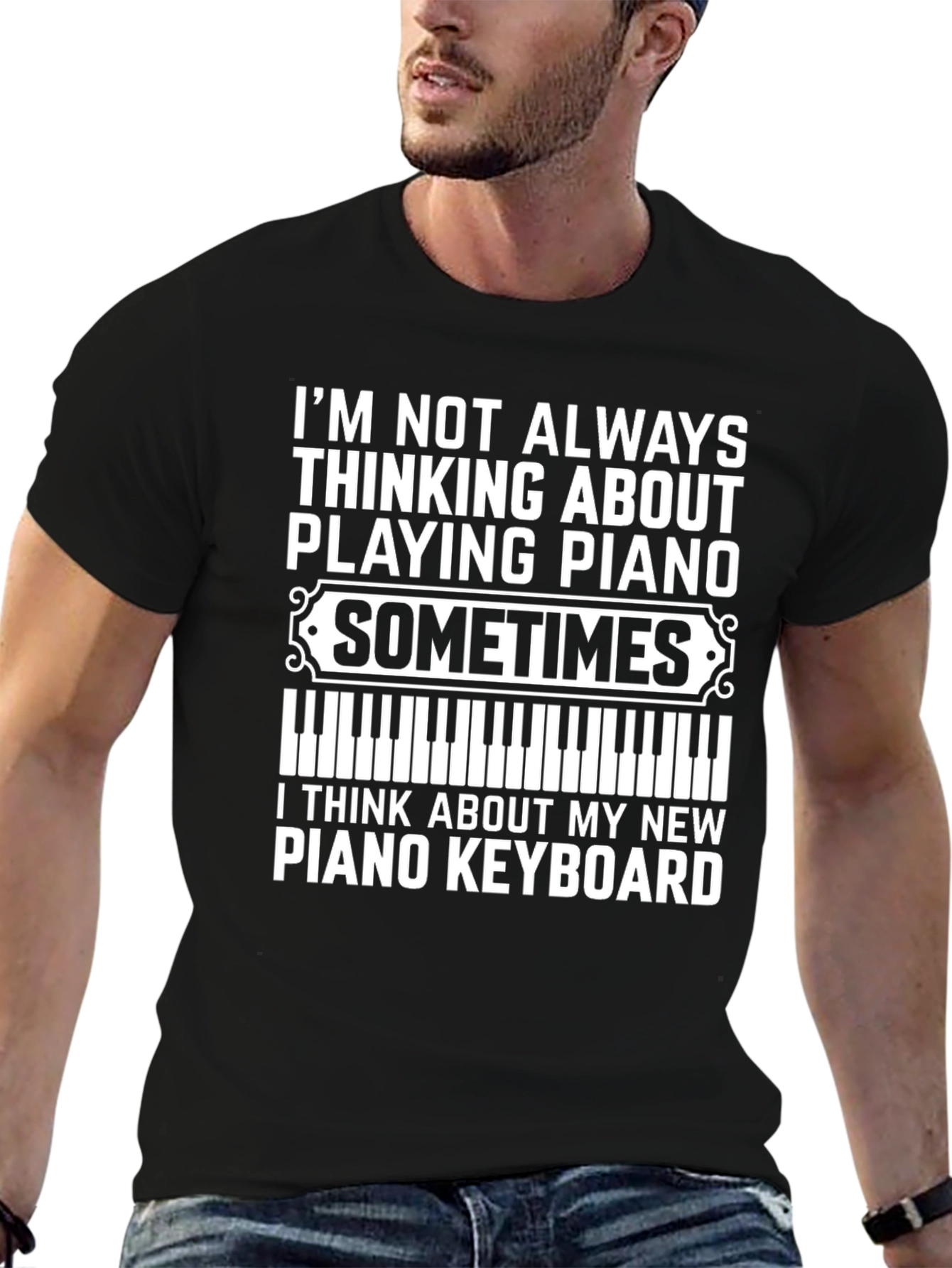 Piano Keyboard Musician T-Shirt