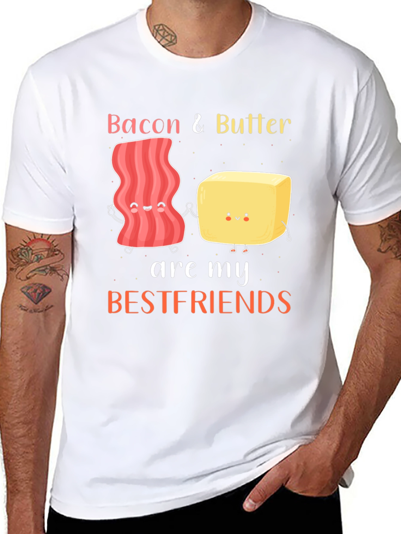 Bacon and Butter Bestfriends T-Shirt - Foodie Tee