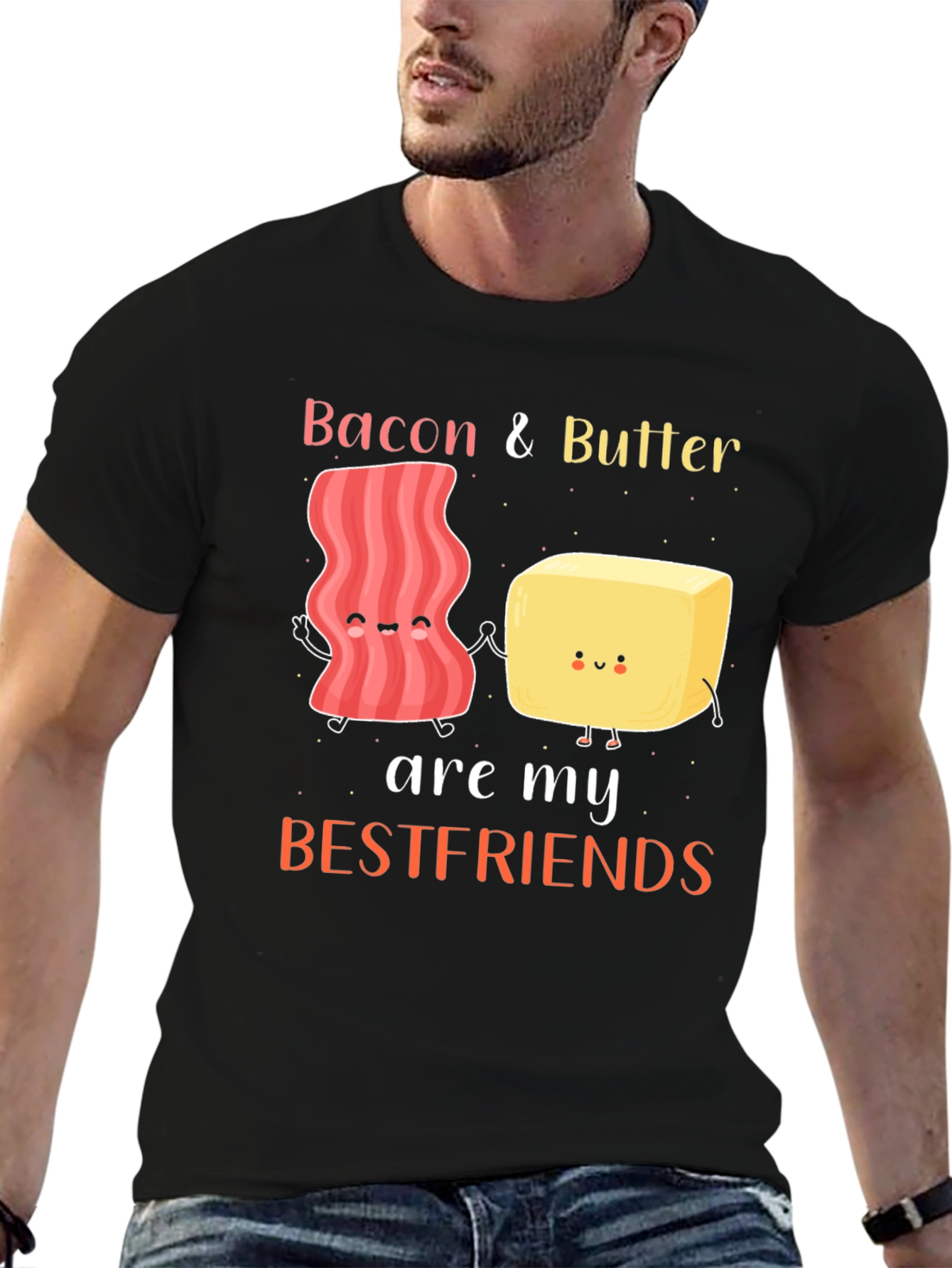 Bacon and Butter Bestfriends T-Shirt - Foodie Tee