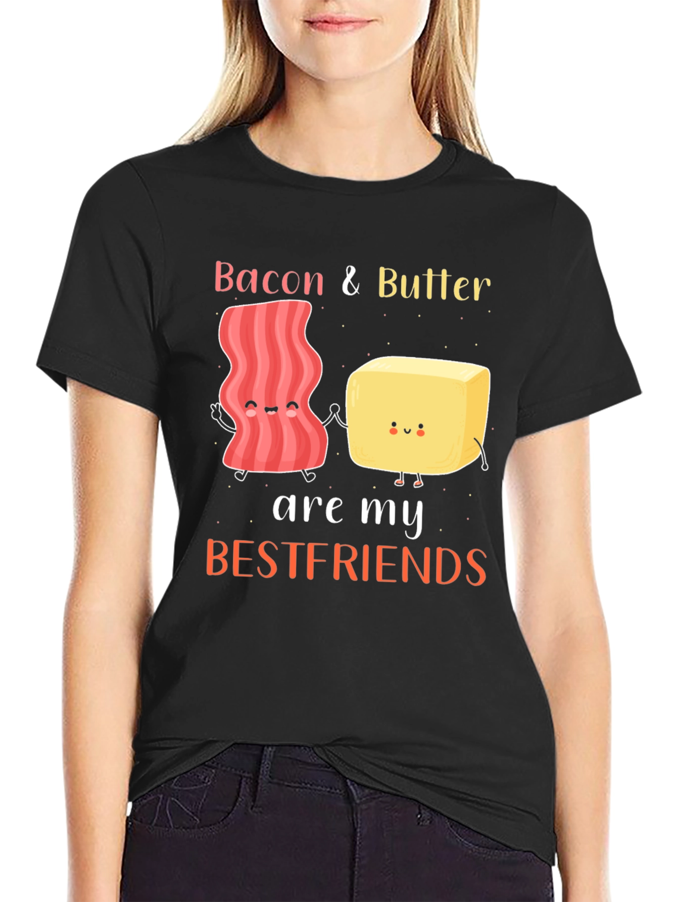 Bacon and Butter Bestfriends T-Shirt - Foodie Tee