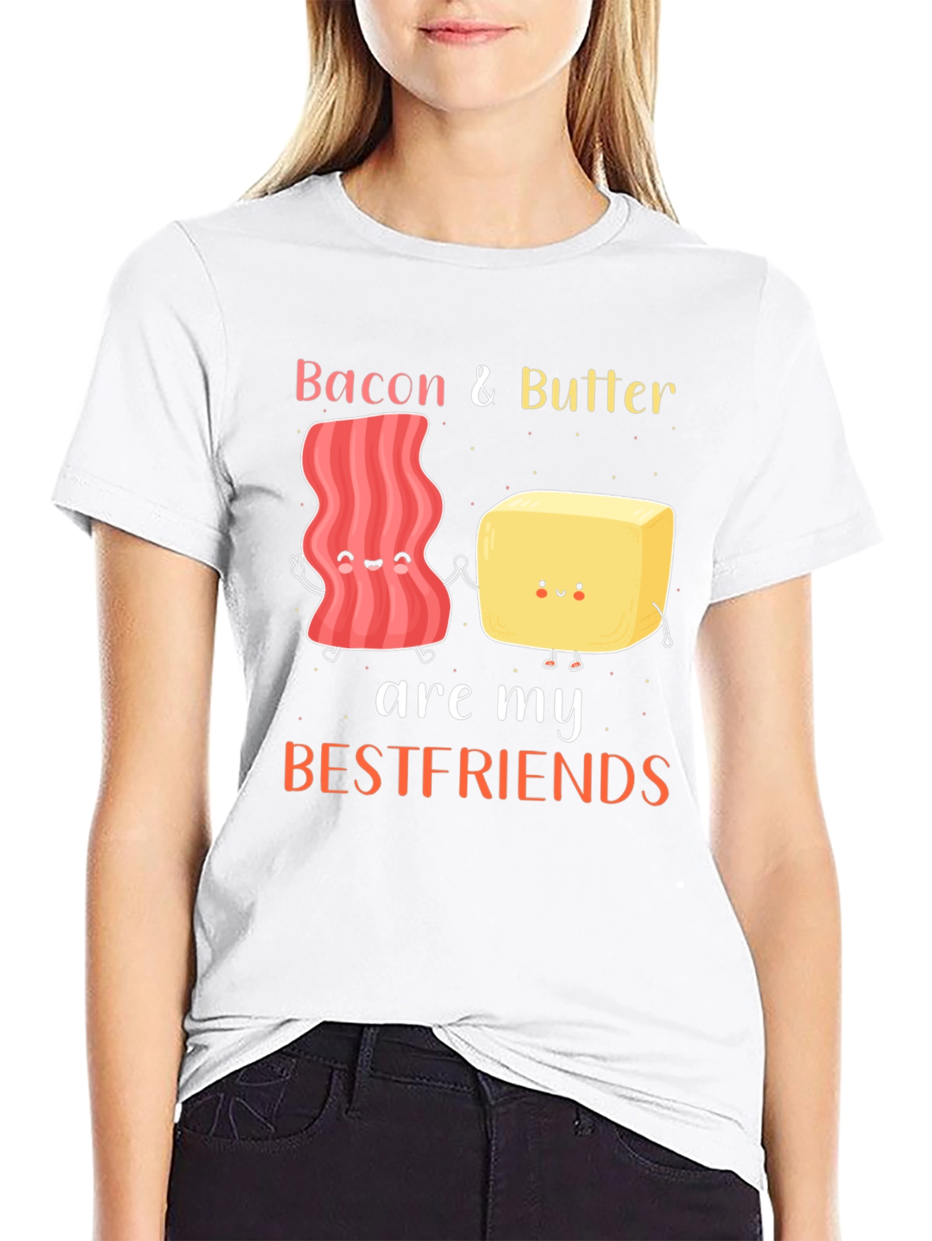 Bacon and Butter Bestfriends T-Shirt - Foodie Tee
