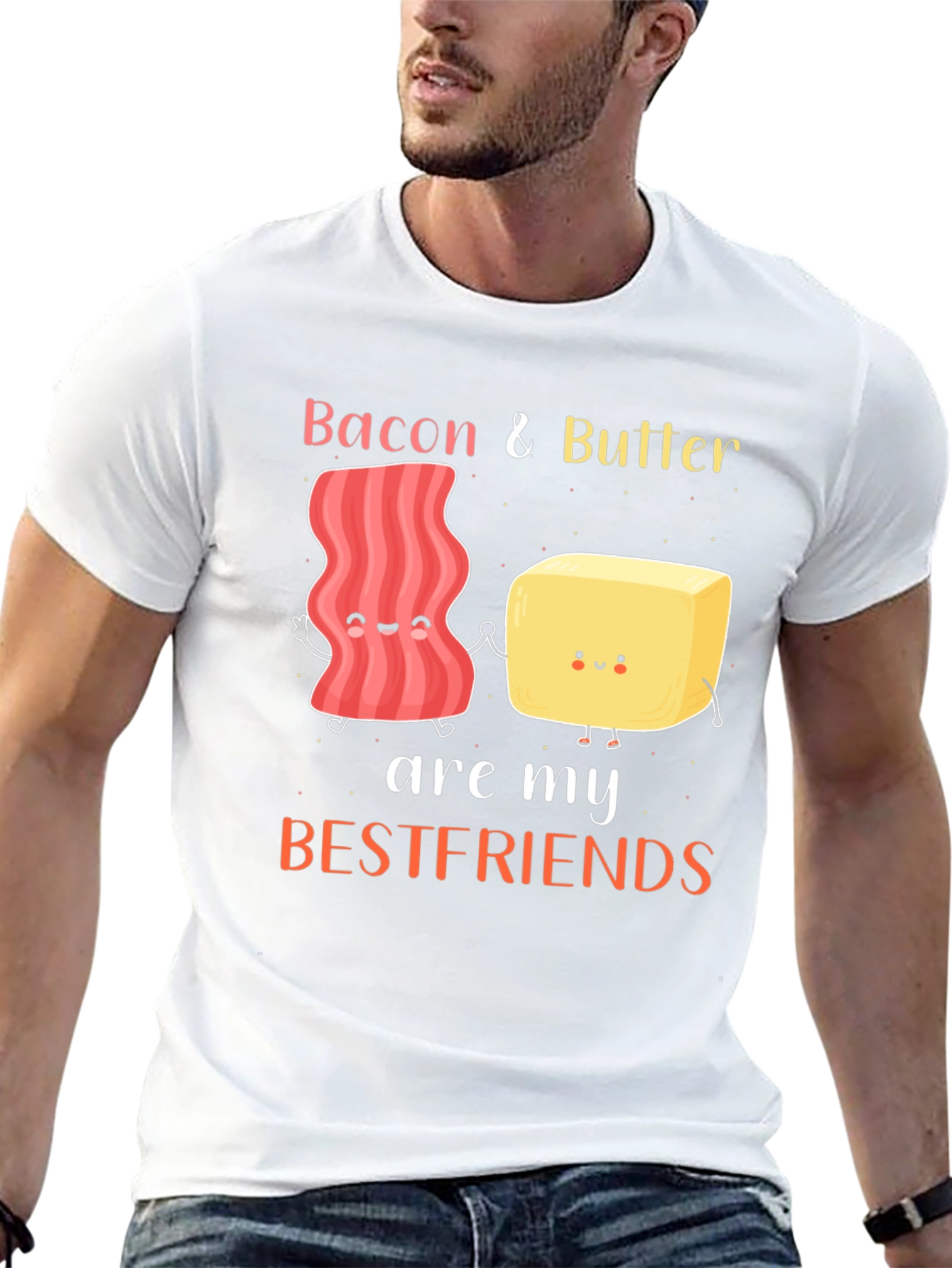 Bacon and Butter Bestfriends T-Shirt - Foodie Tee