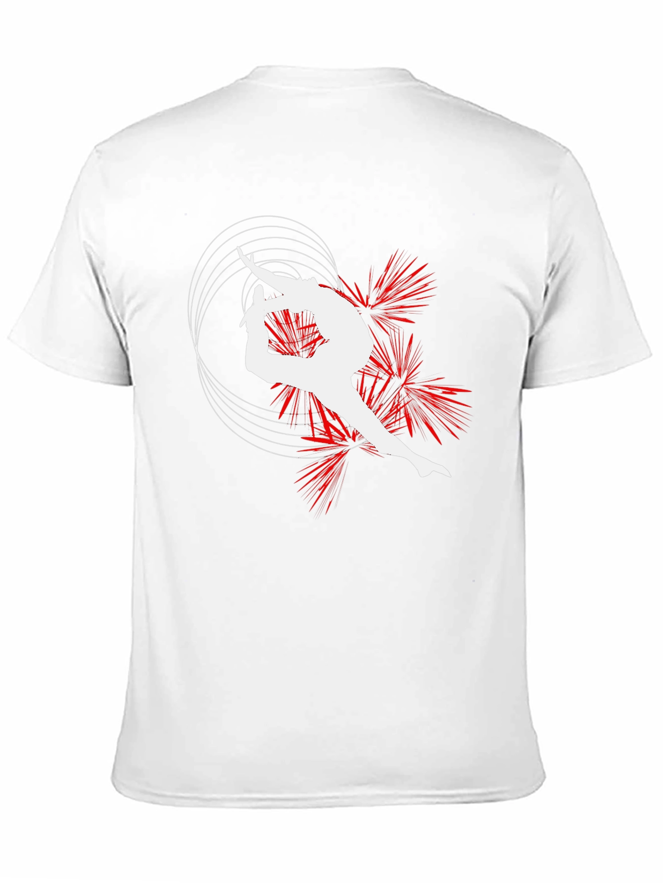 Gymnast Silhouette Graphic T-Shirt