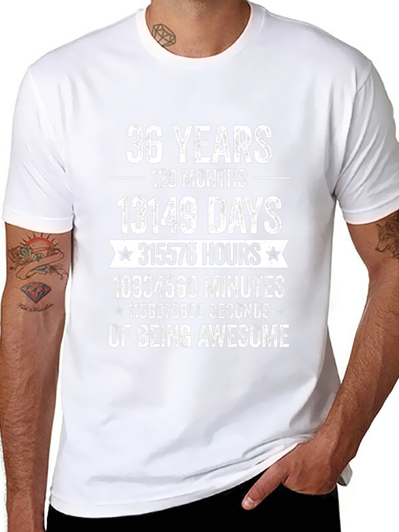 36 Years of Awesome T-Shirt - Birthday Gift
