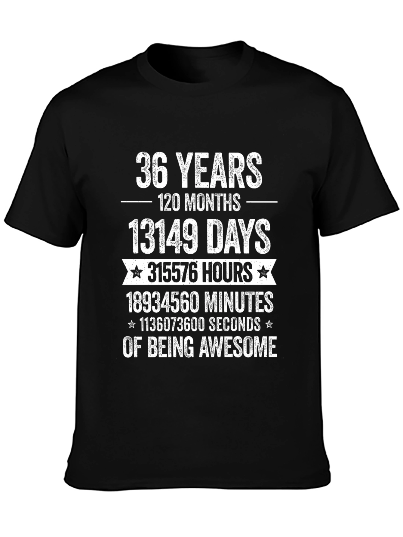 36 Years of Awesome T-Shirt - Birthday Gift