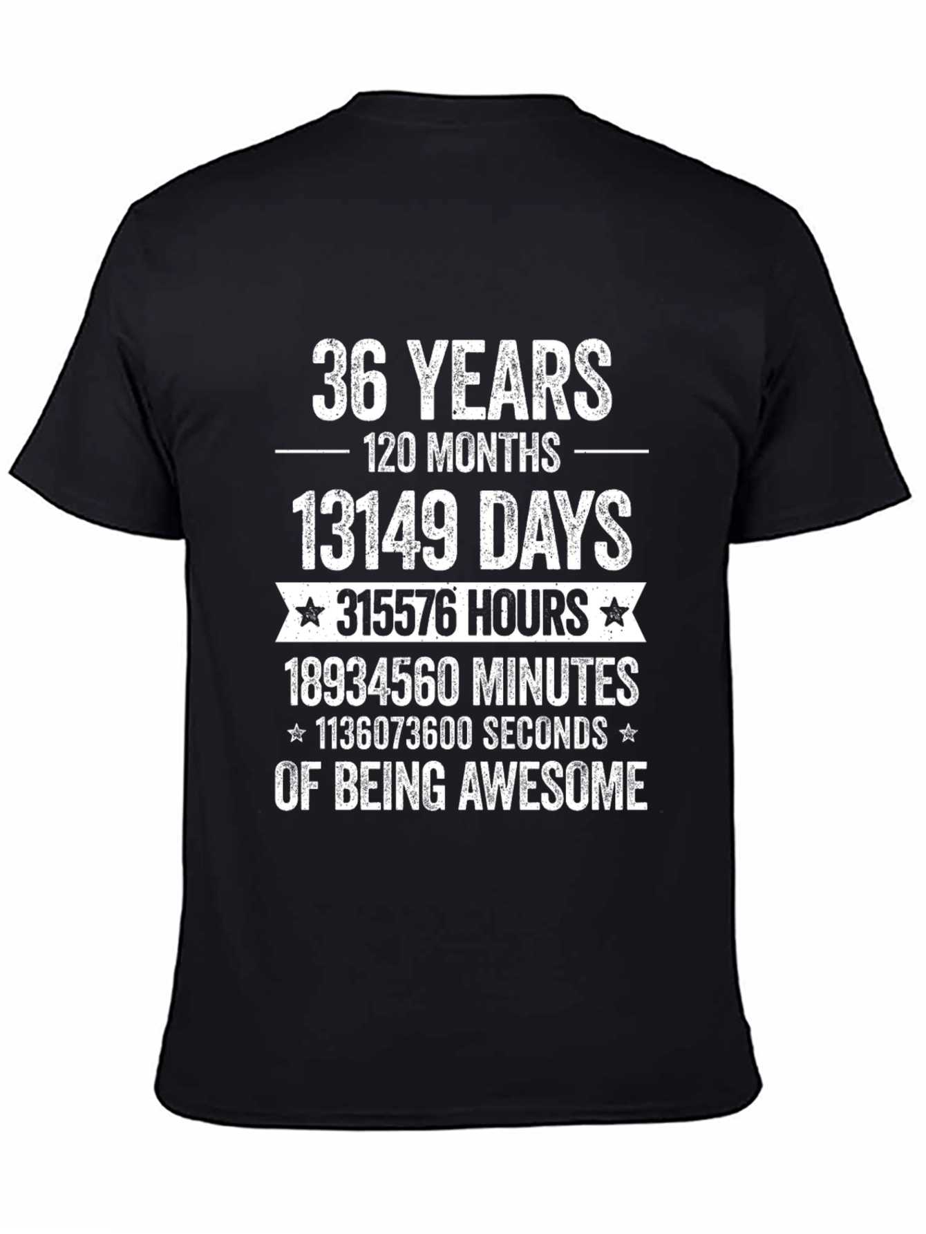36 Years of Awesome T-Shirt - Birthday Gift