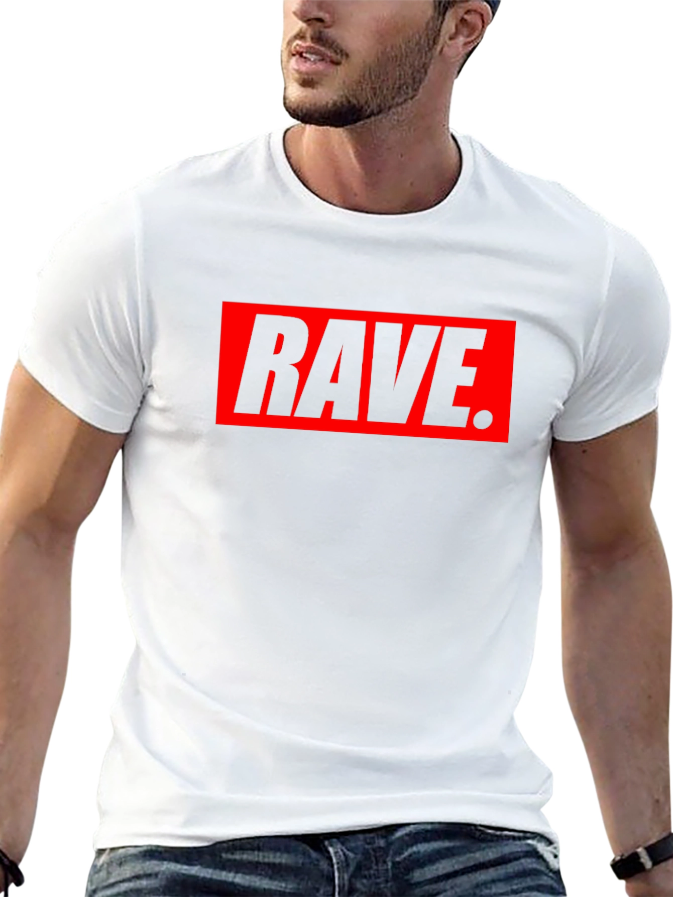 Rave Graphic Tee - Bold Party Shirt