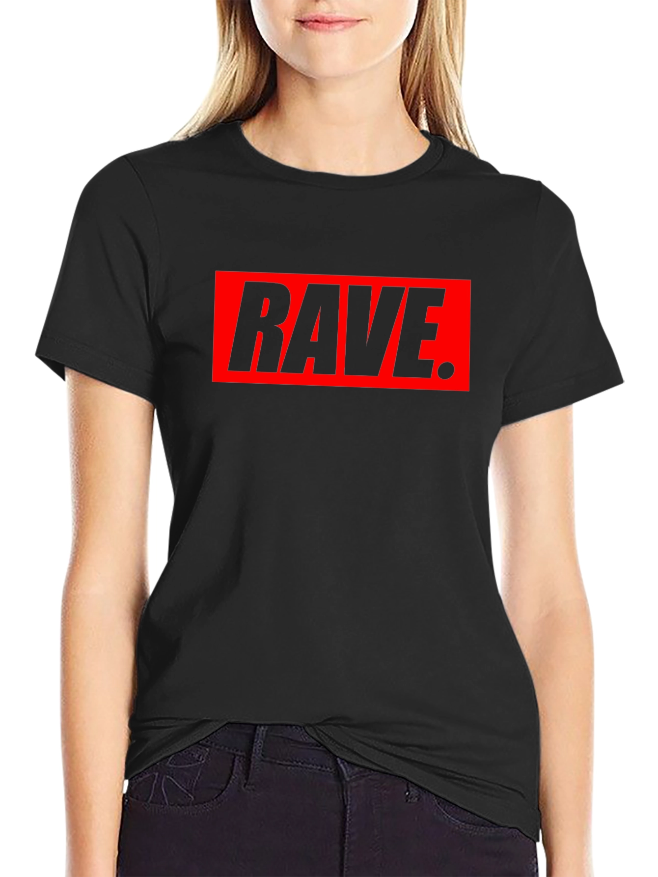 Rave Graphic Tee - Bold Party Shirt