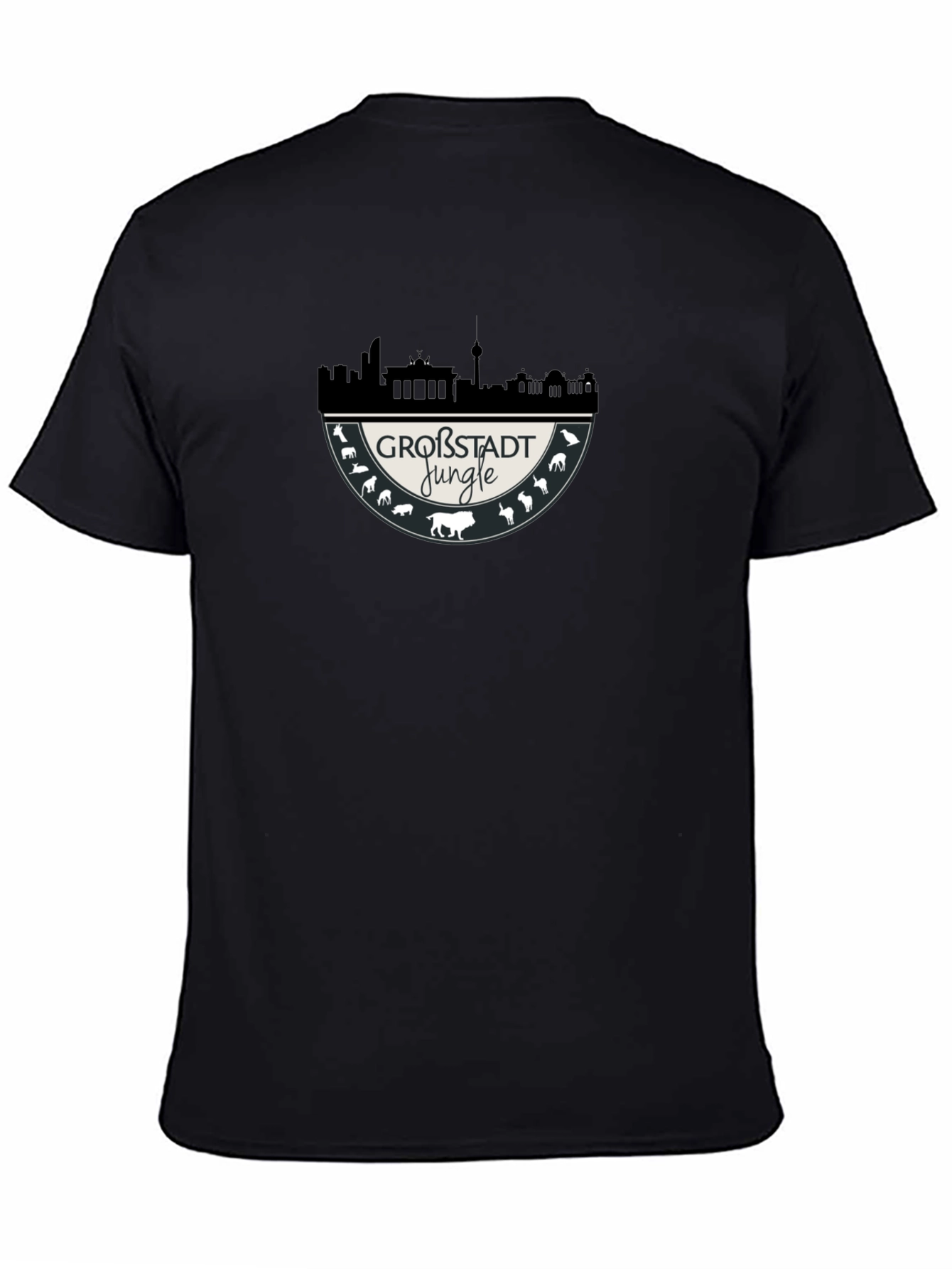 Großstadt Jungle Graphic Tee - Black