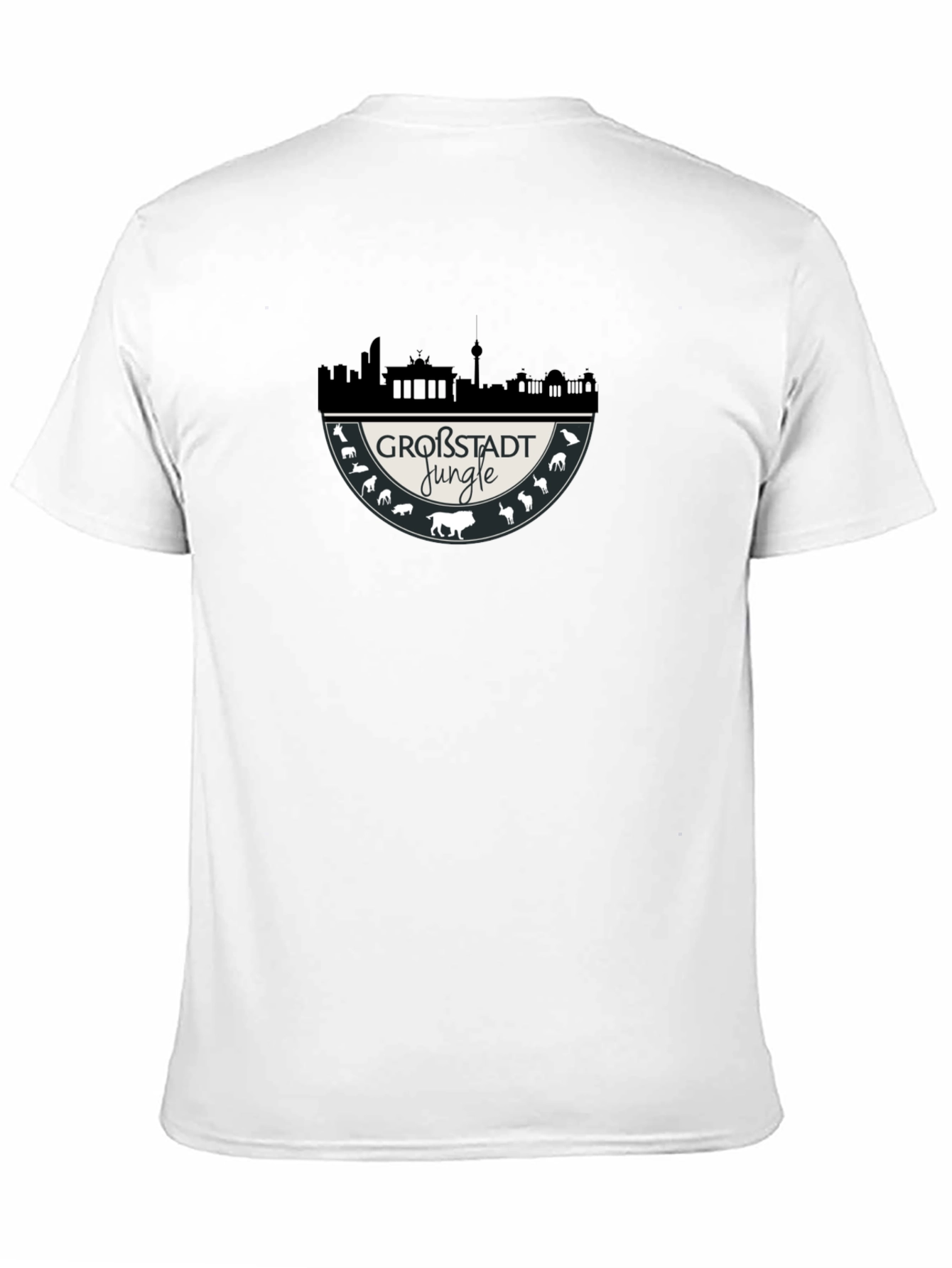 Großstadt Jungle Graphic Tee - Black