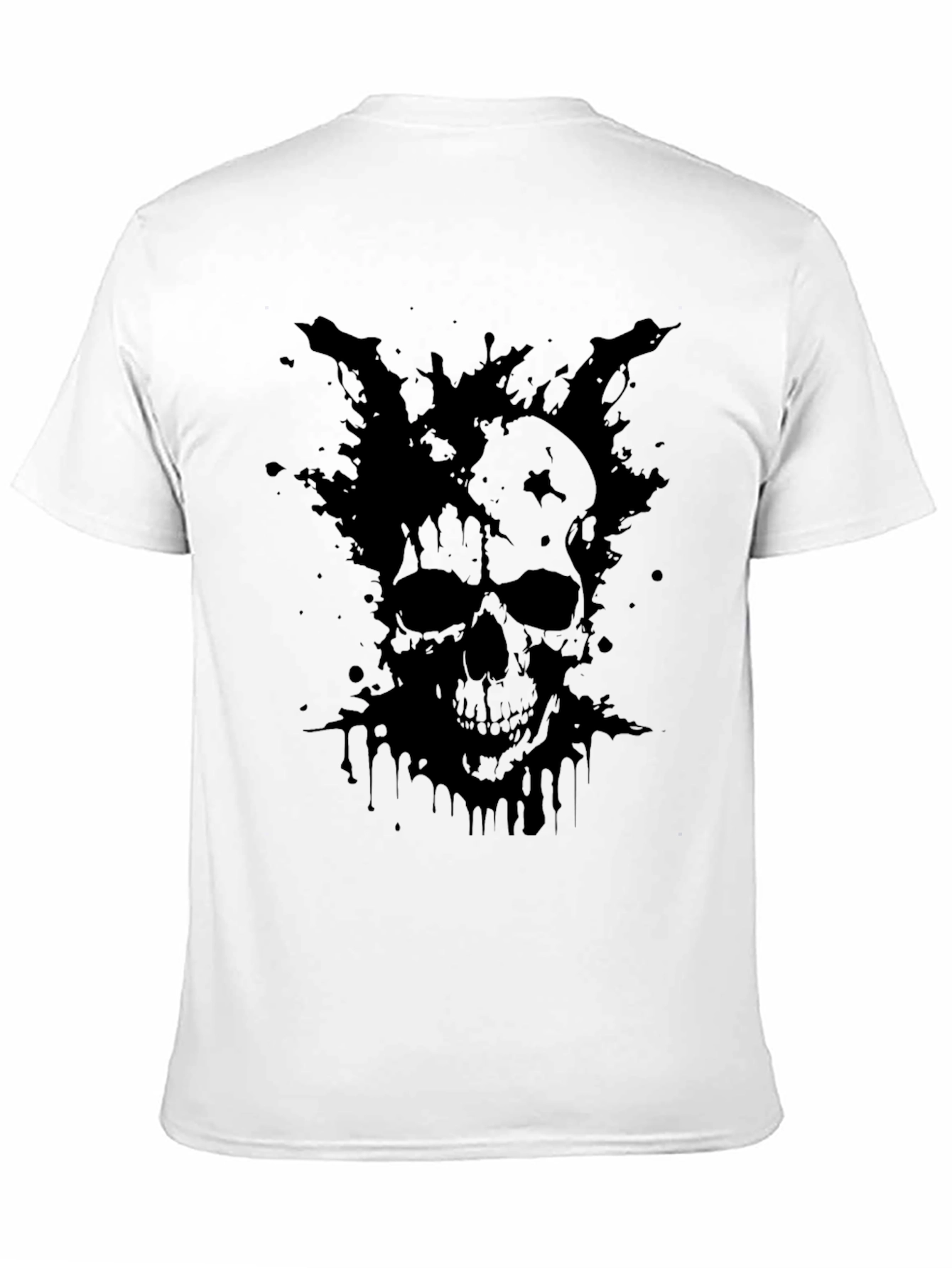 Dark Skull Graphic T-Shirt - Mens Black Tee