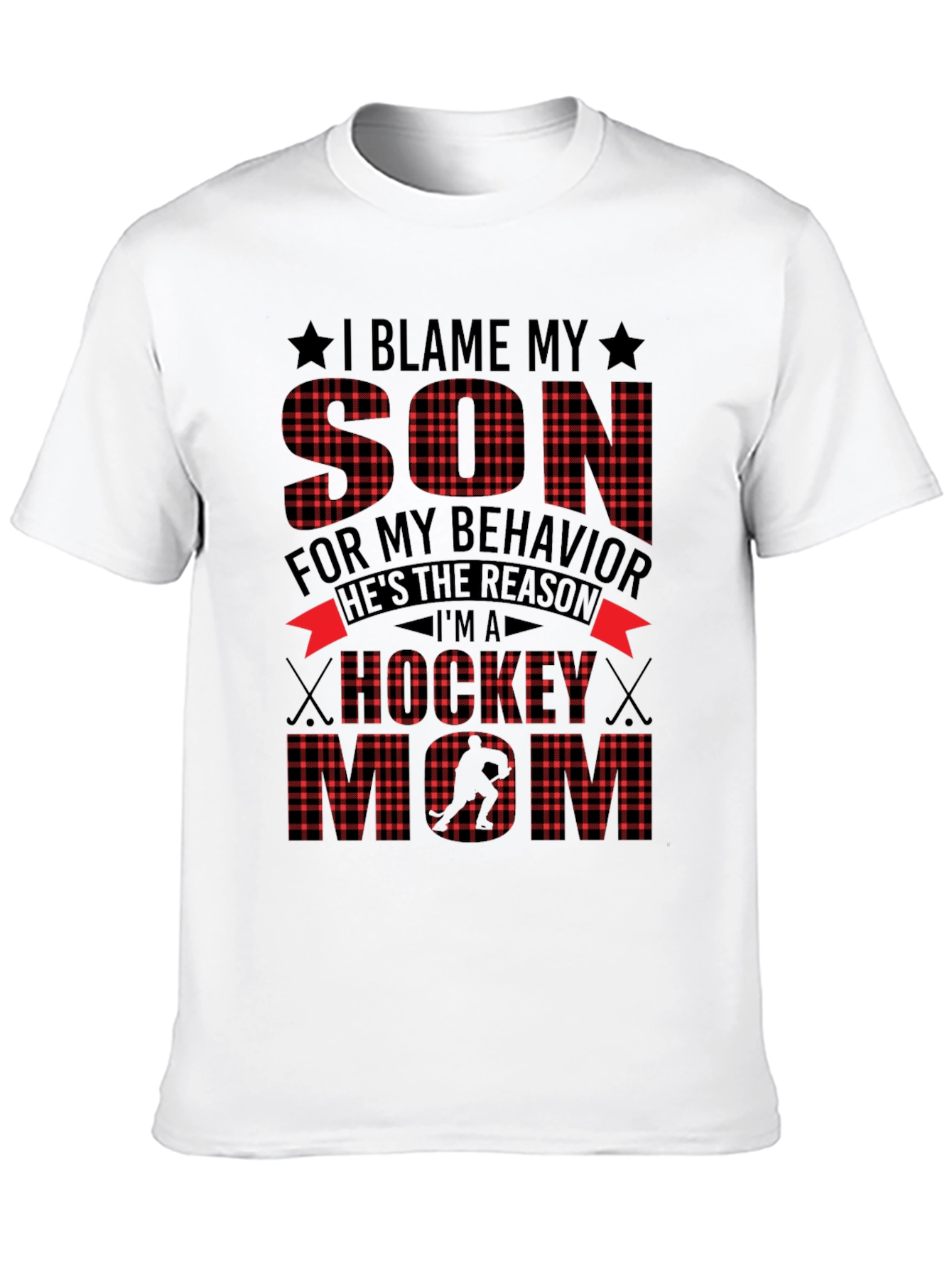Hockey Mom T-Shirt - Blame My Son