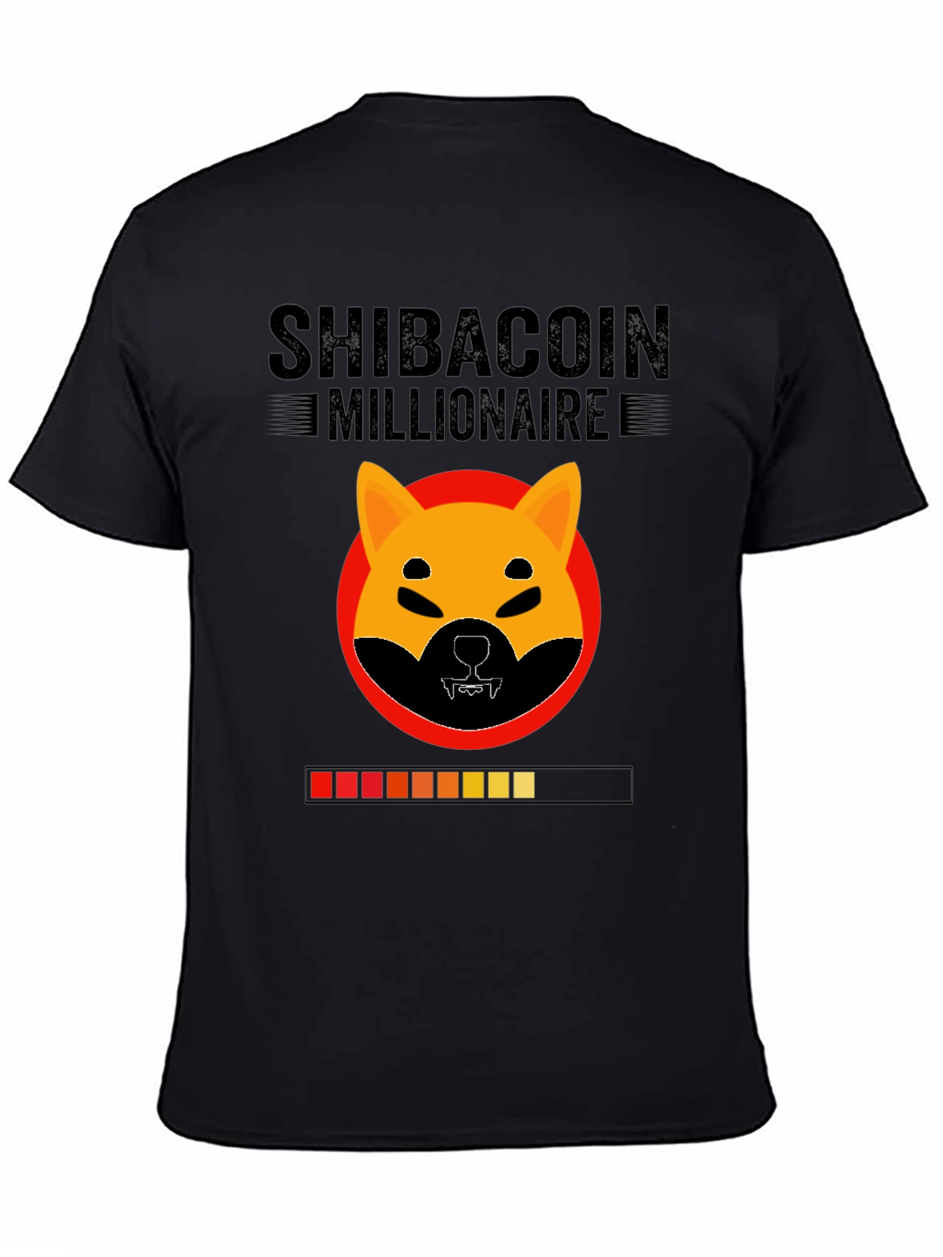 Shibacoin Millionaire Black T-Shirt