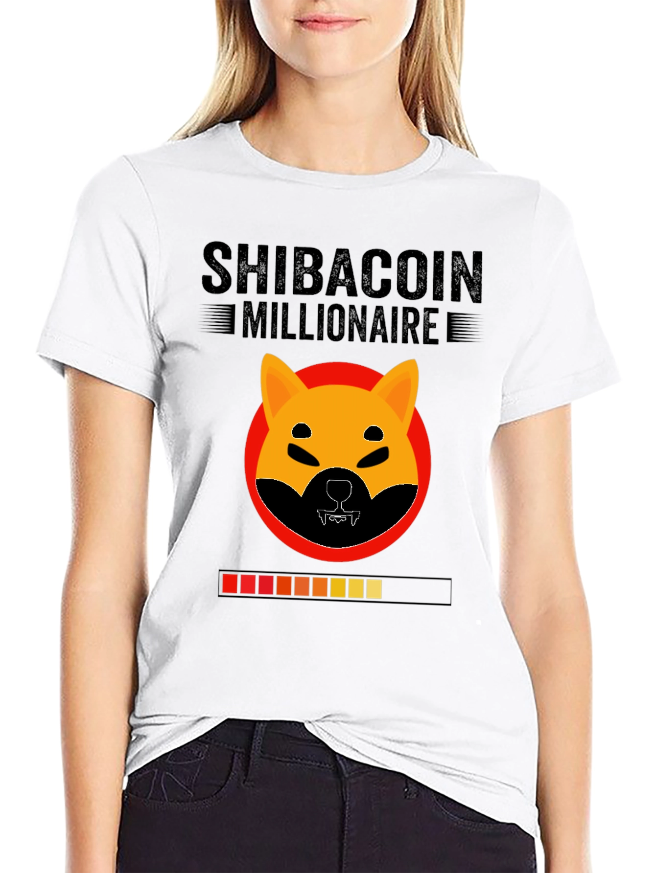 Shibacoin Millionaire Black T-Shirt