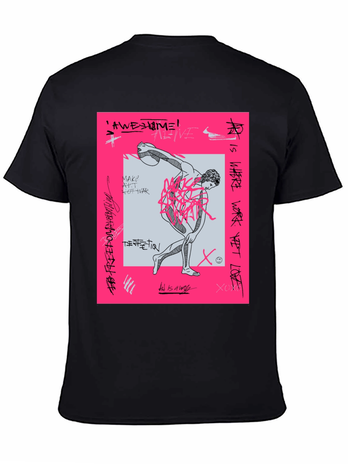 Edgy Graphic Print Tee - Streetwear Fashion