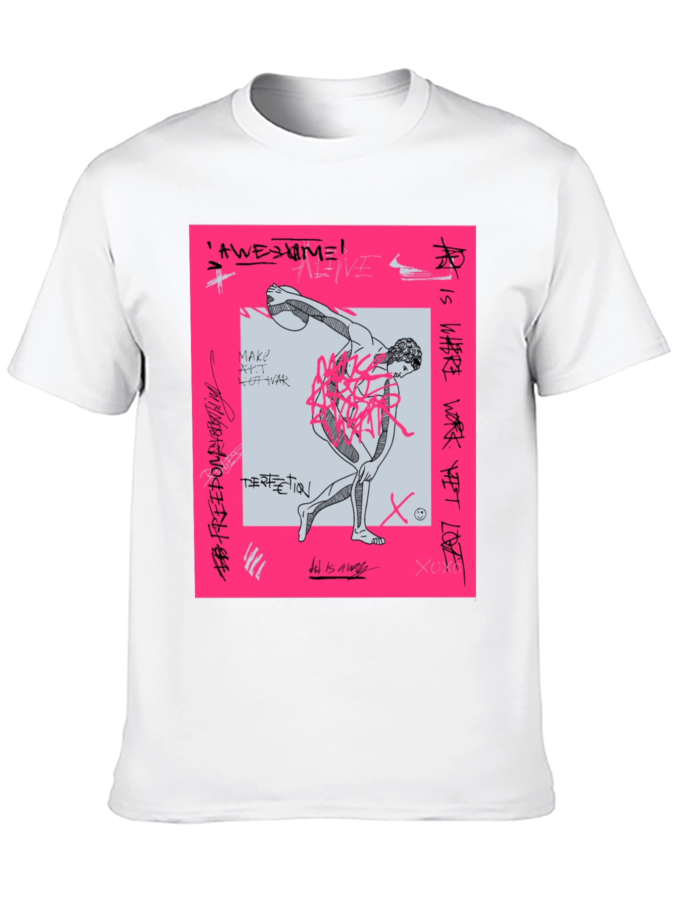 Edgy Graphic Print Tee - Streetwear Fashion