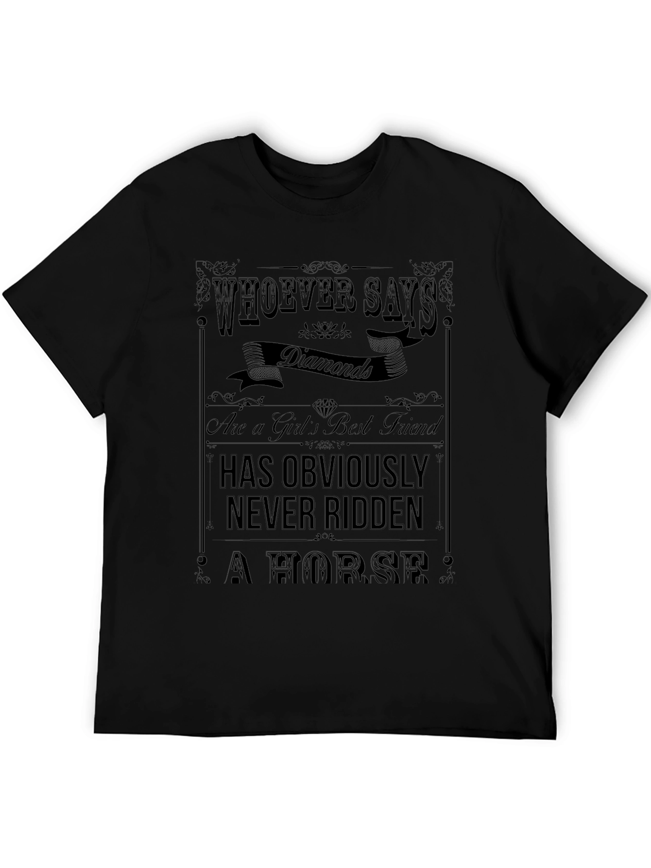 Diamonds & Horses Graphic Tee