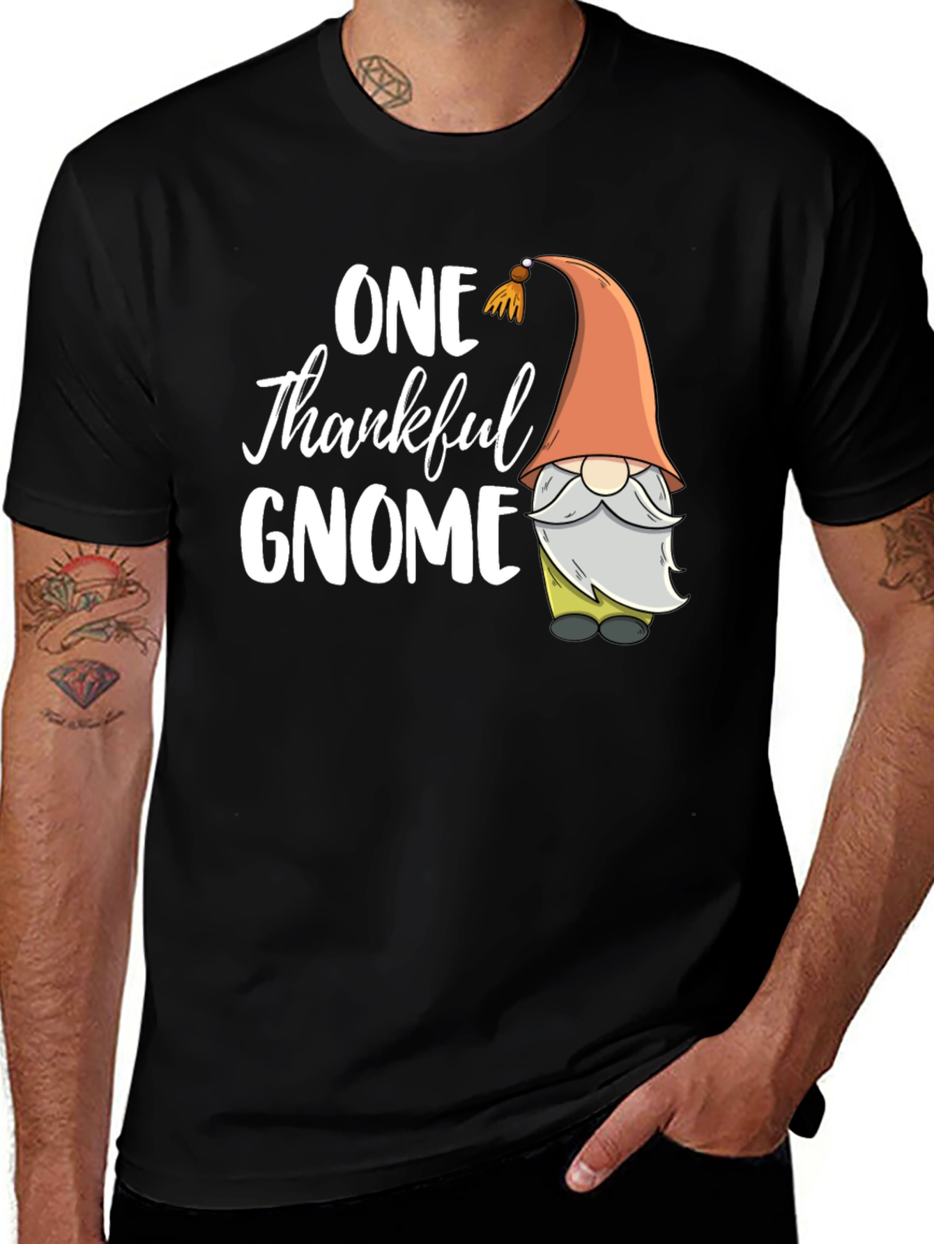 One Thankful Gnome Graphic Tee