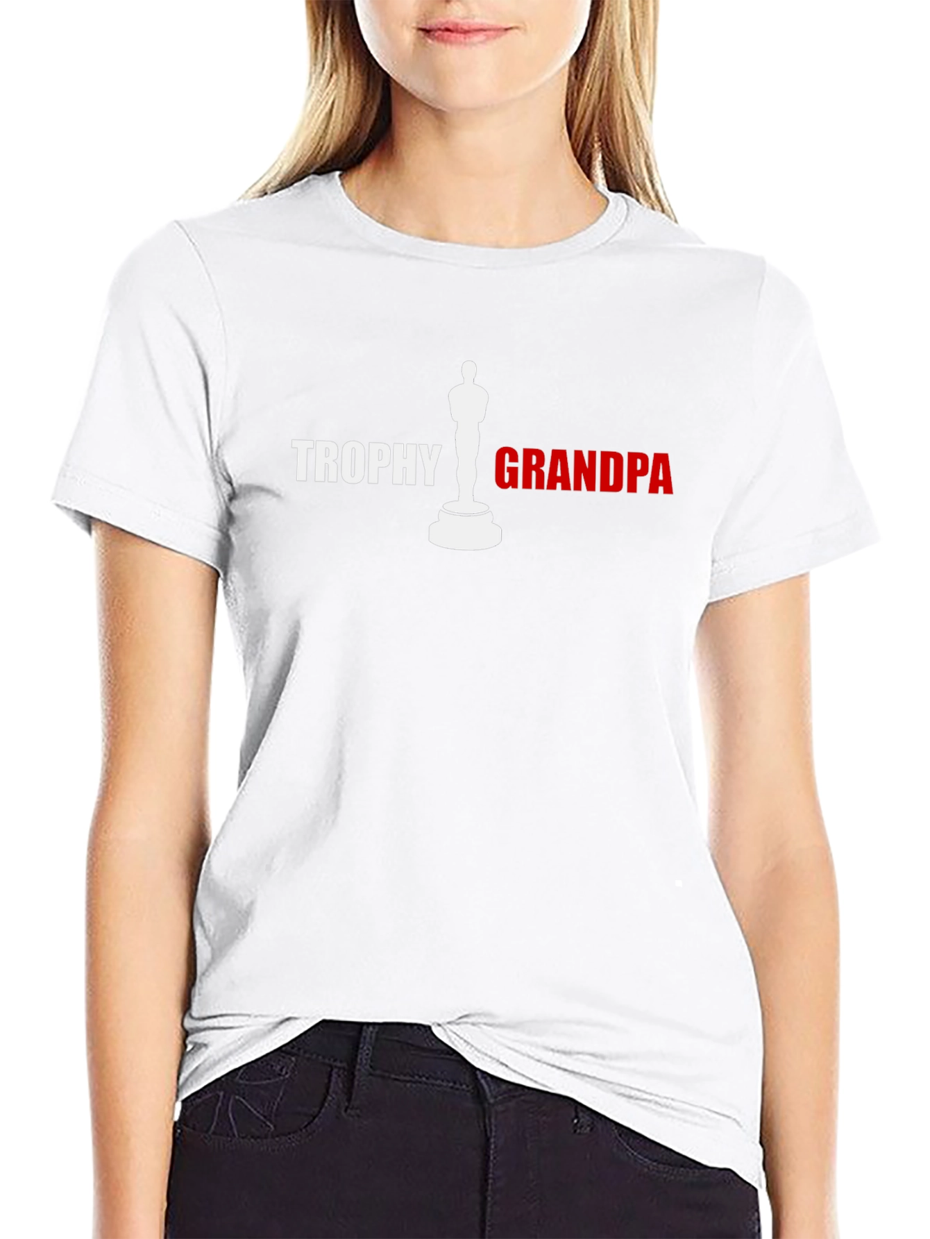 Trophy Grandpa Graphic Tee - Black