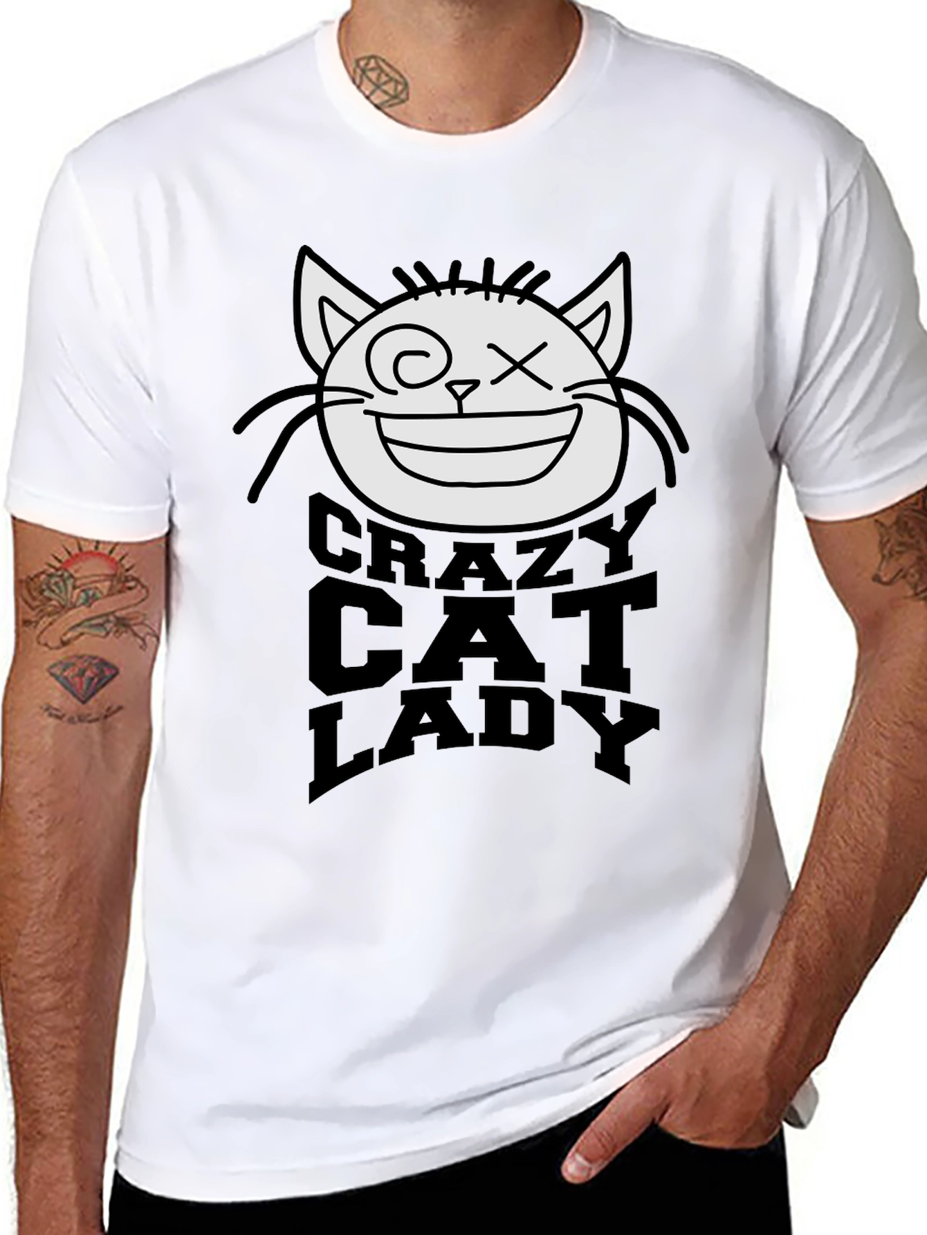 Crazy Cat Lady Graphic T-Shirt - Unisex Fit