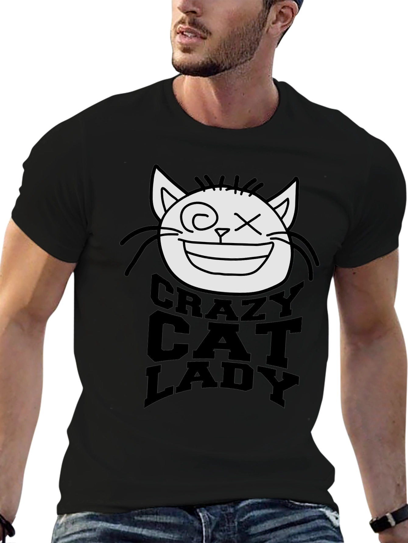Crazy Cat Lady Graphic T-Shirt - Unisex Fit