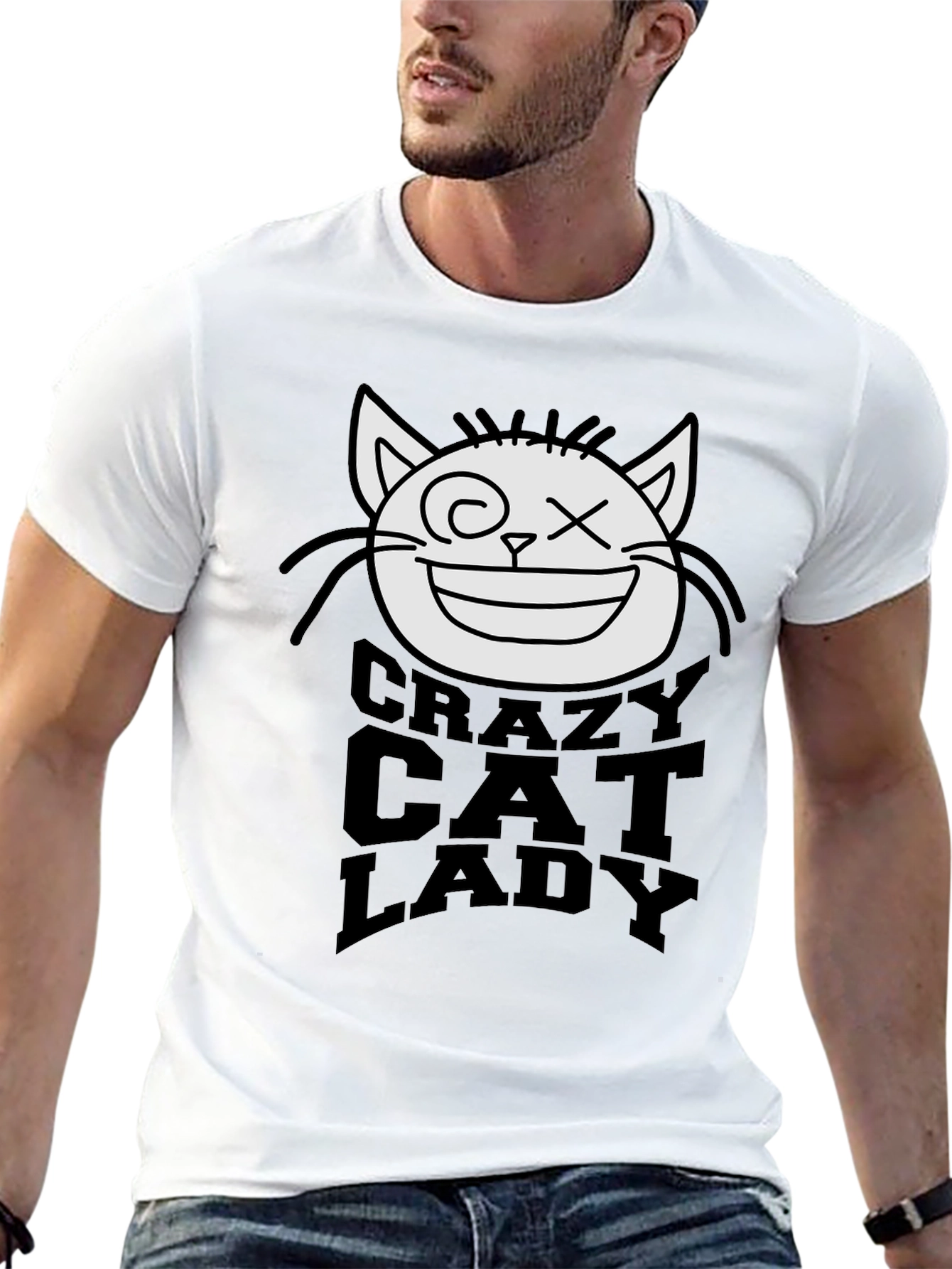 Crazy Cat Lady Graphic T-Shirt - Unisex Fit