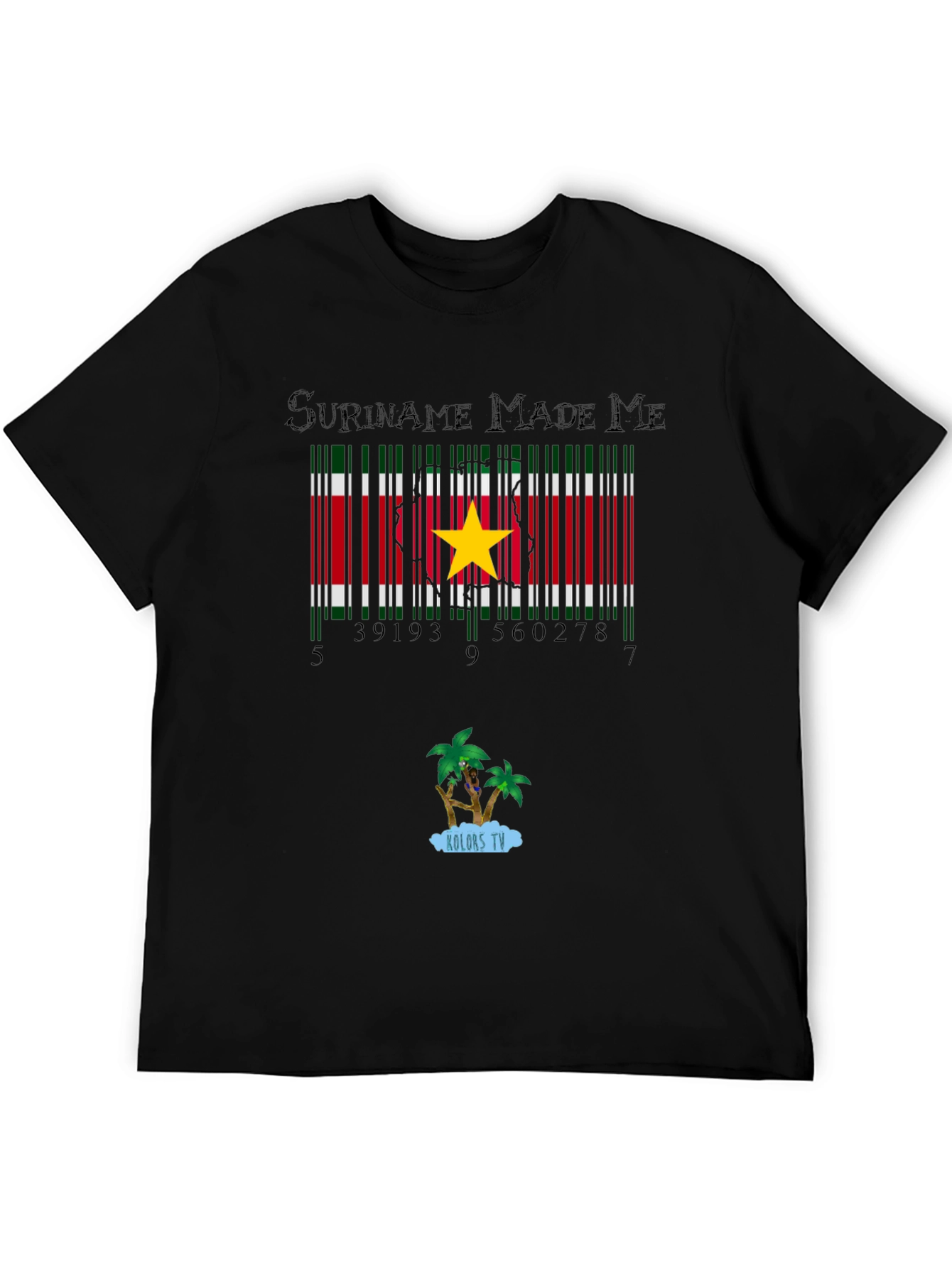 Suriname Made Me Black T-Shirt