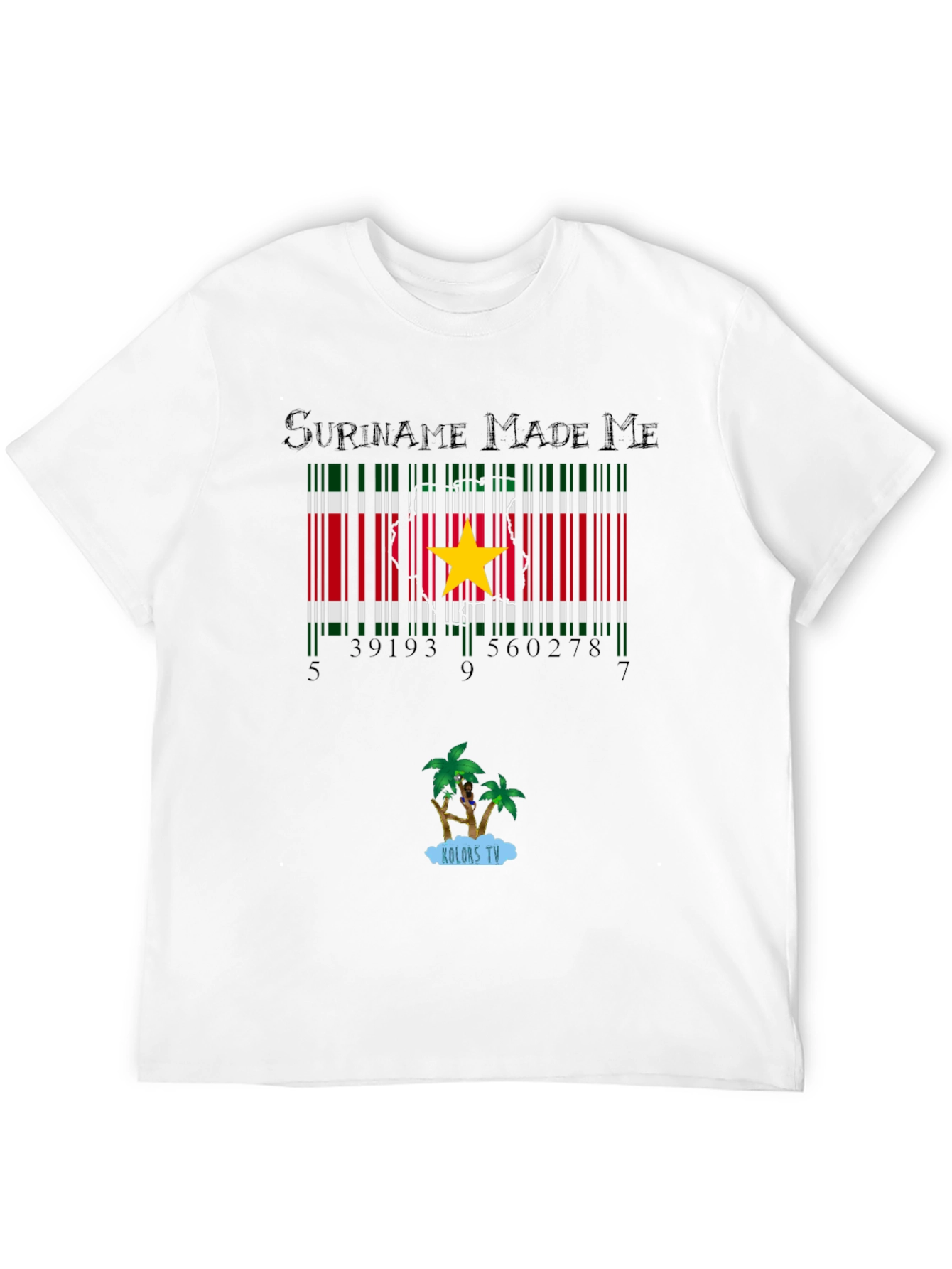 Suriname Made Me Black T-Shirt