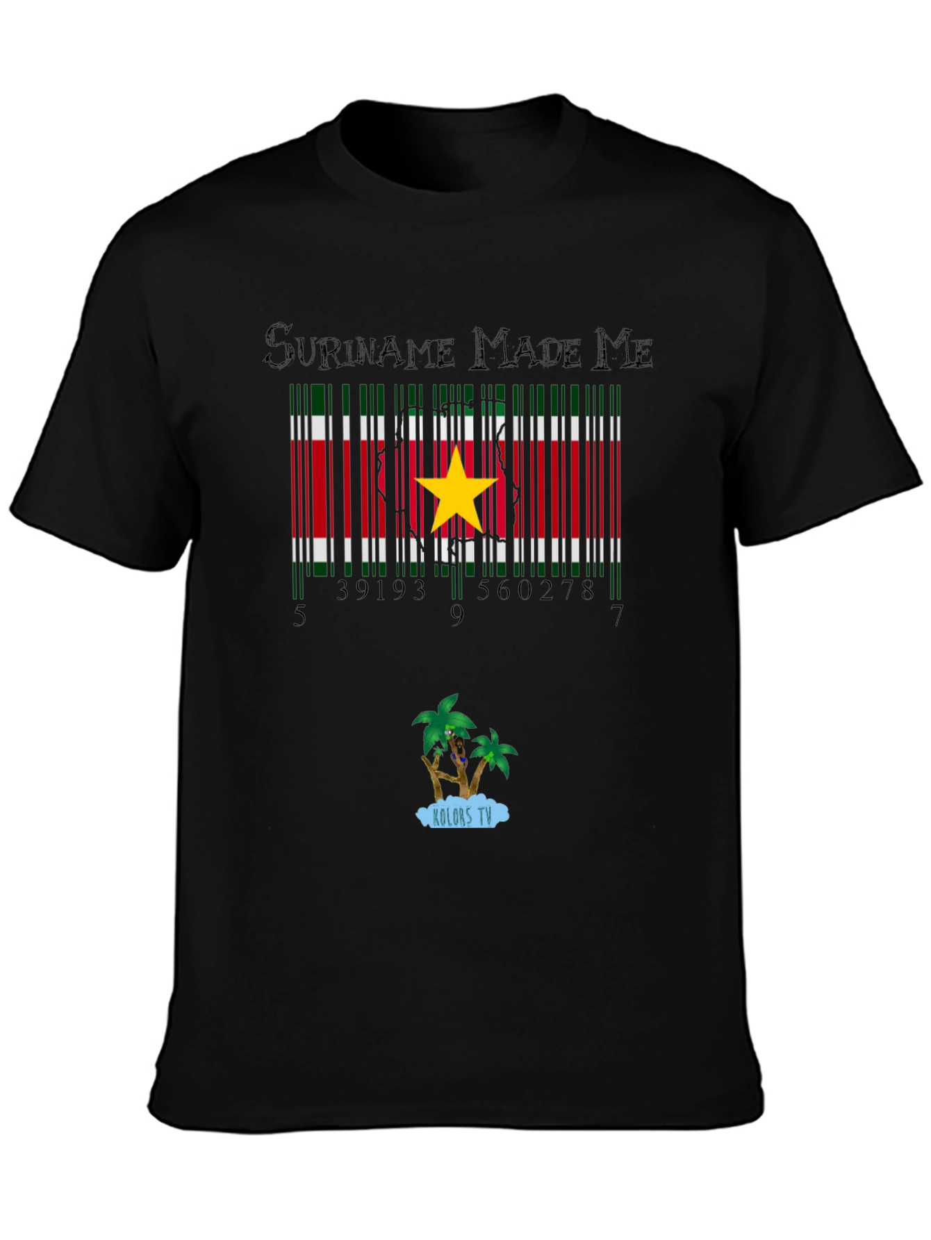 Suriname Made Me Black T-Shirt