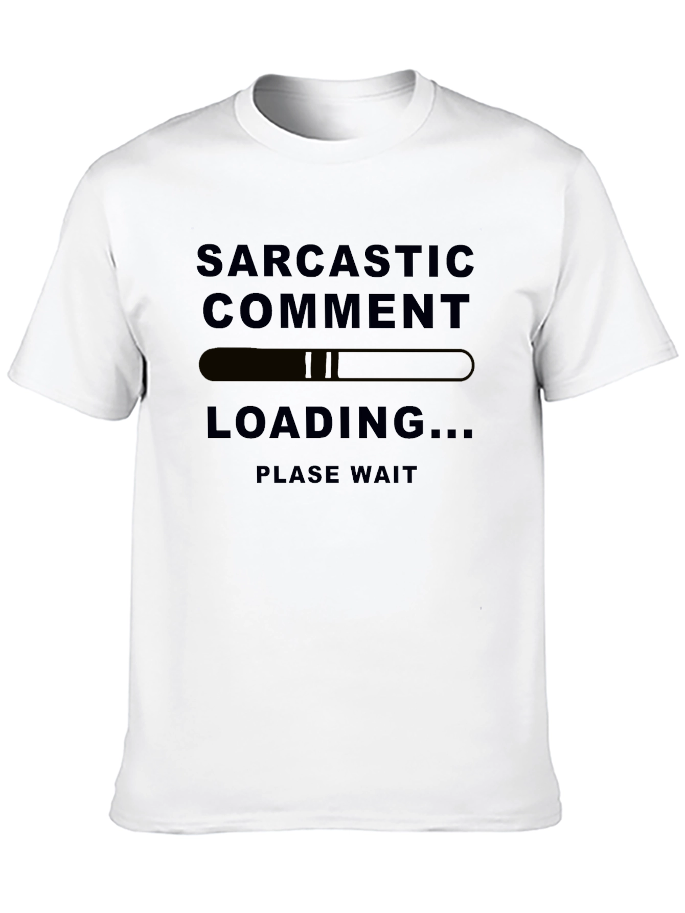 Sarcastic Comment Loading Mens Black T-Shirt