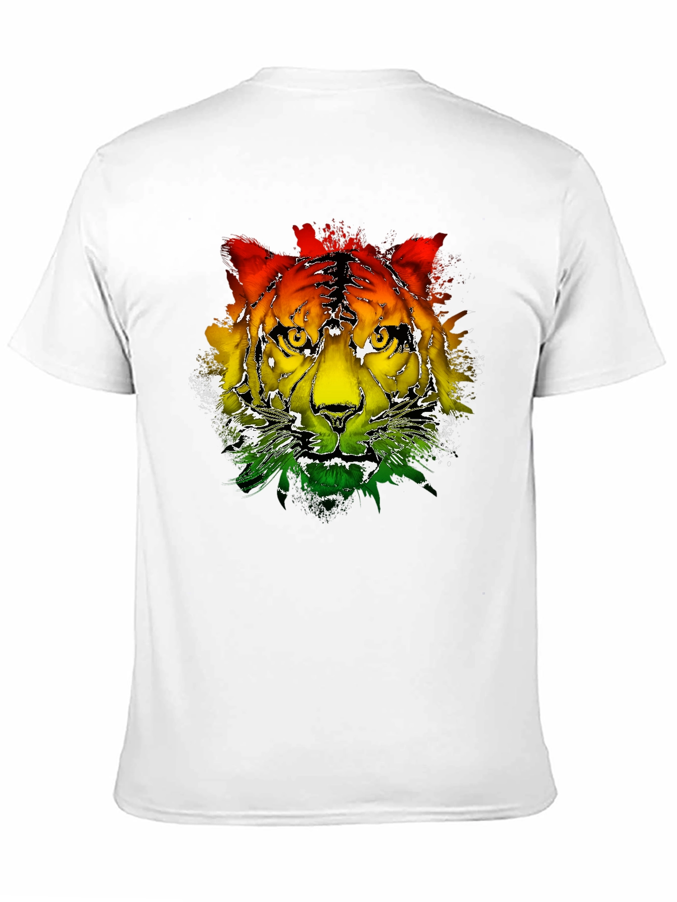 Rasta Tiger Graphic Tee - Cool Reggae T-Shirt