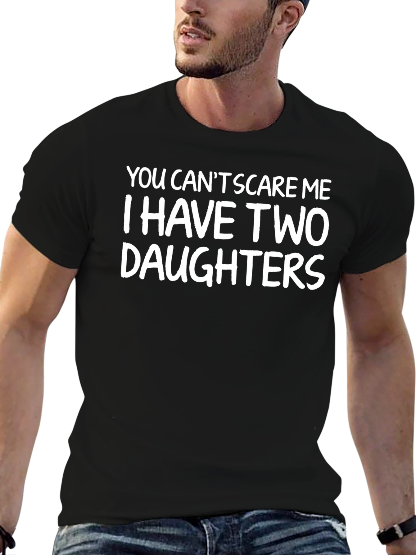 Funny Dad T-Shirt: I Have Two Daughters