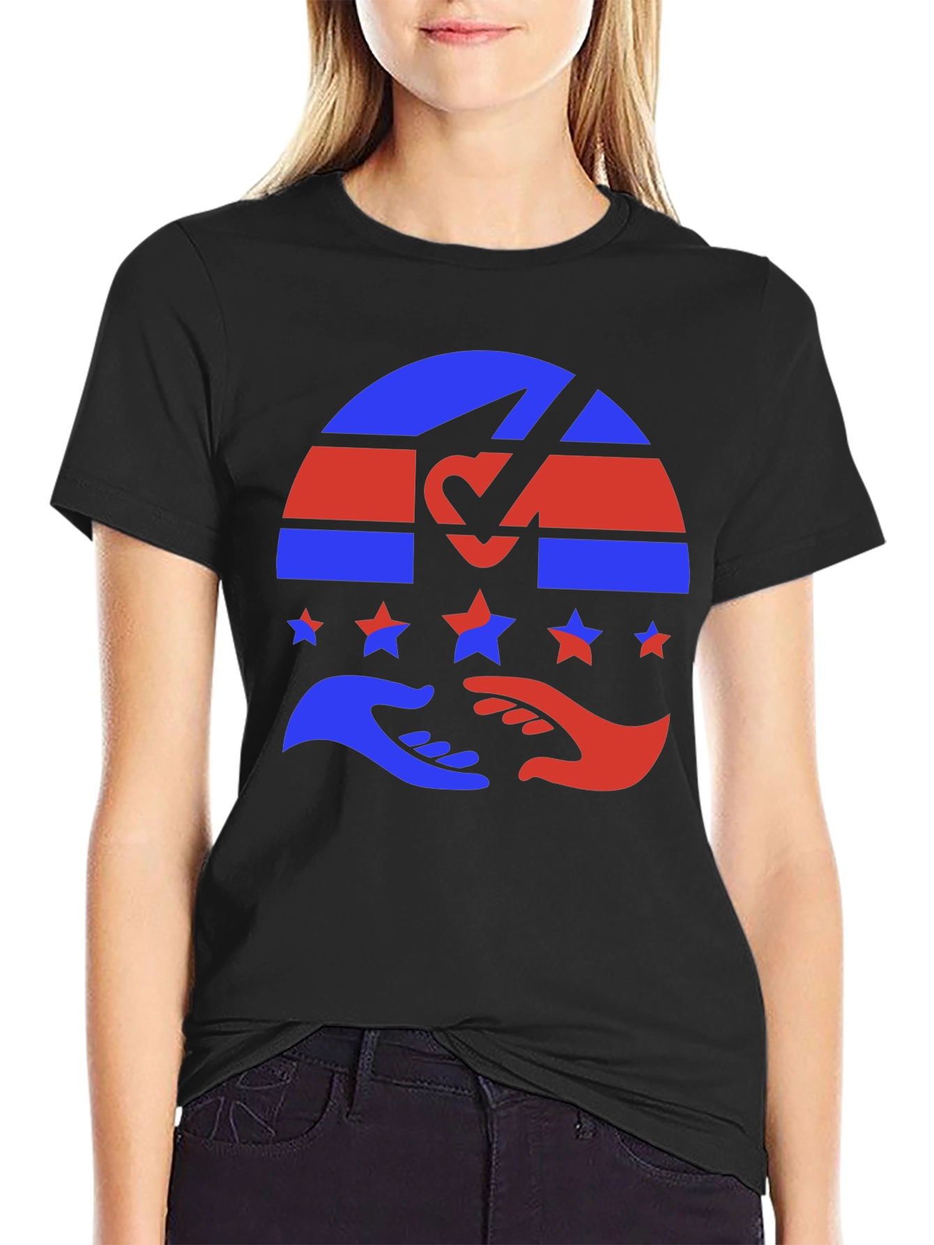 Unity Graphic Tee - Black Cotton Blend
