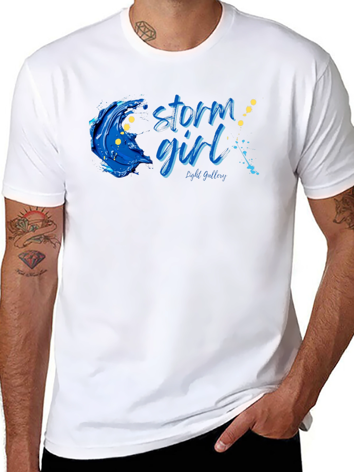 Storm Girl Graphic Black T-Shirt
