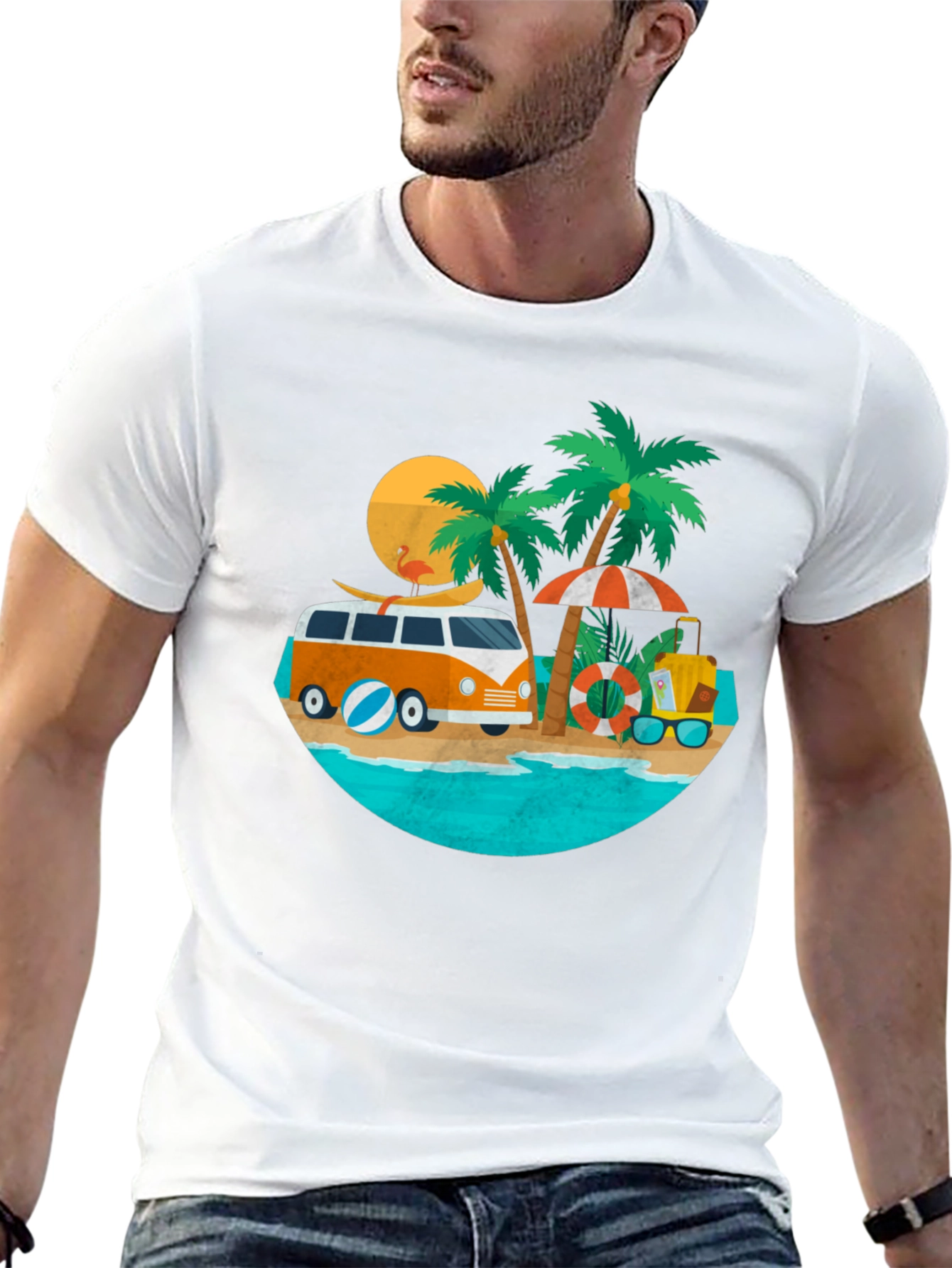Summer Beach Bus T-Shirt
