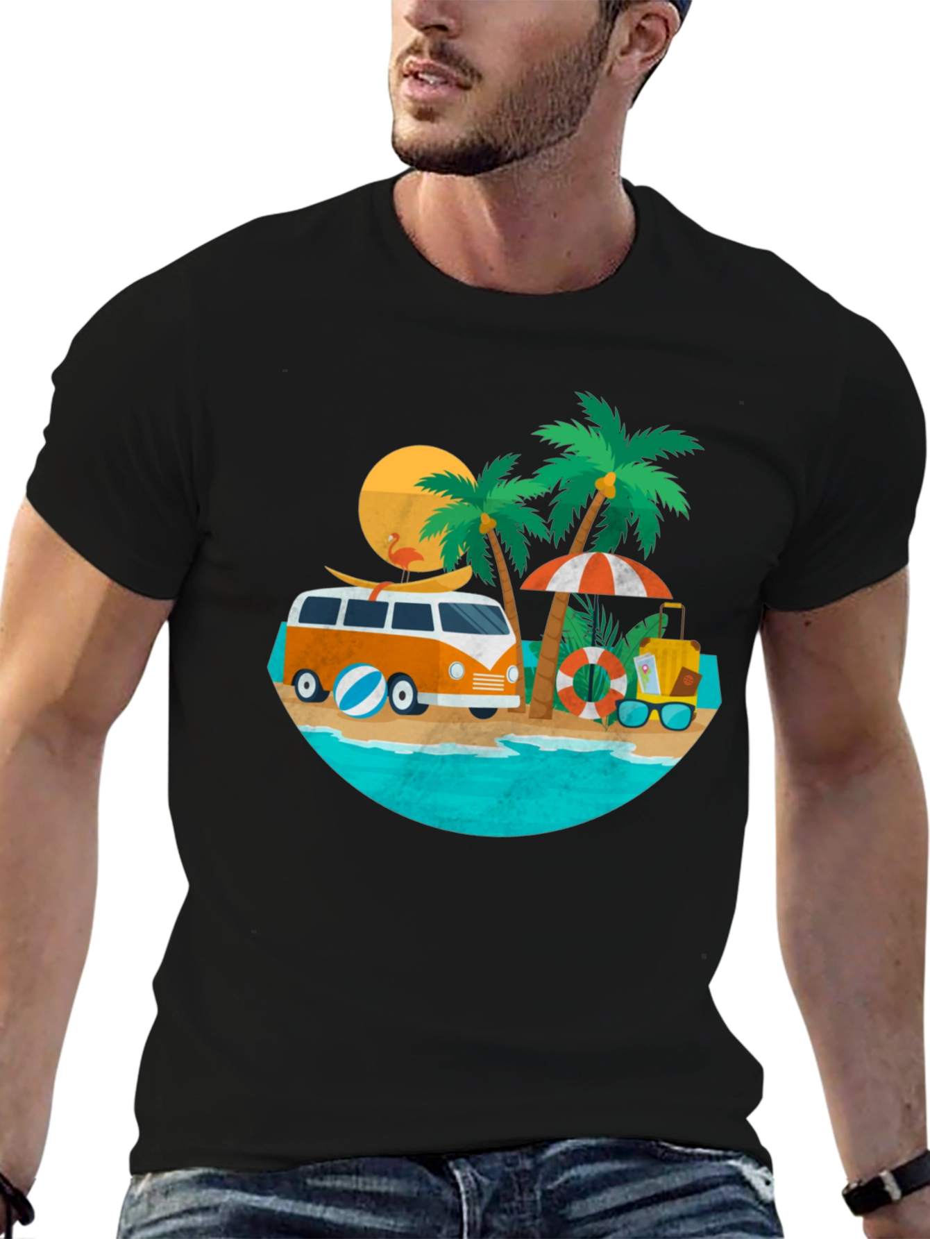 Summer Beach Bus T-Shirt