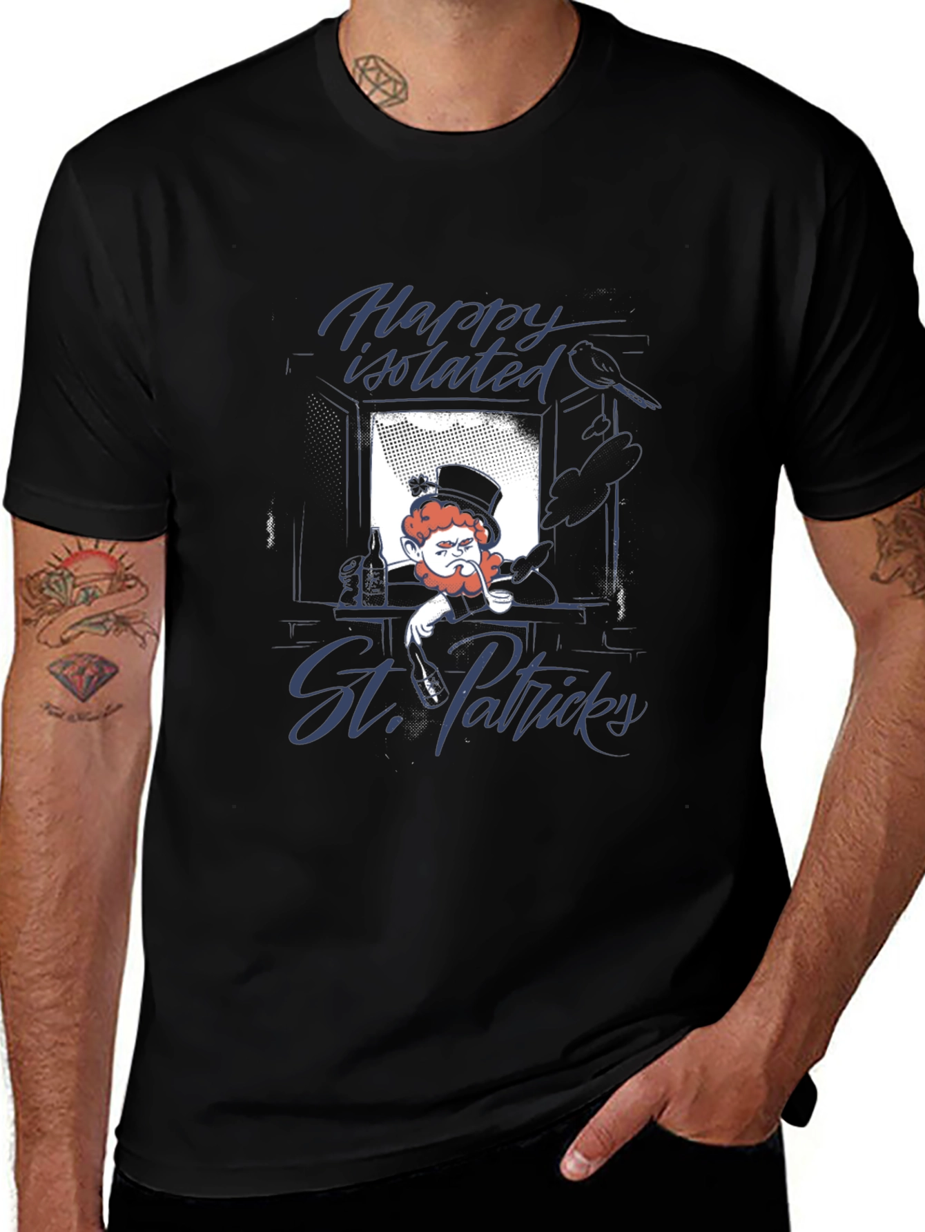 Happy Isolated St. Patricks Day Graphic Tee